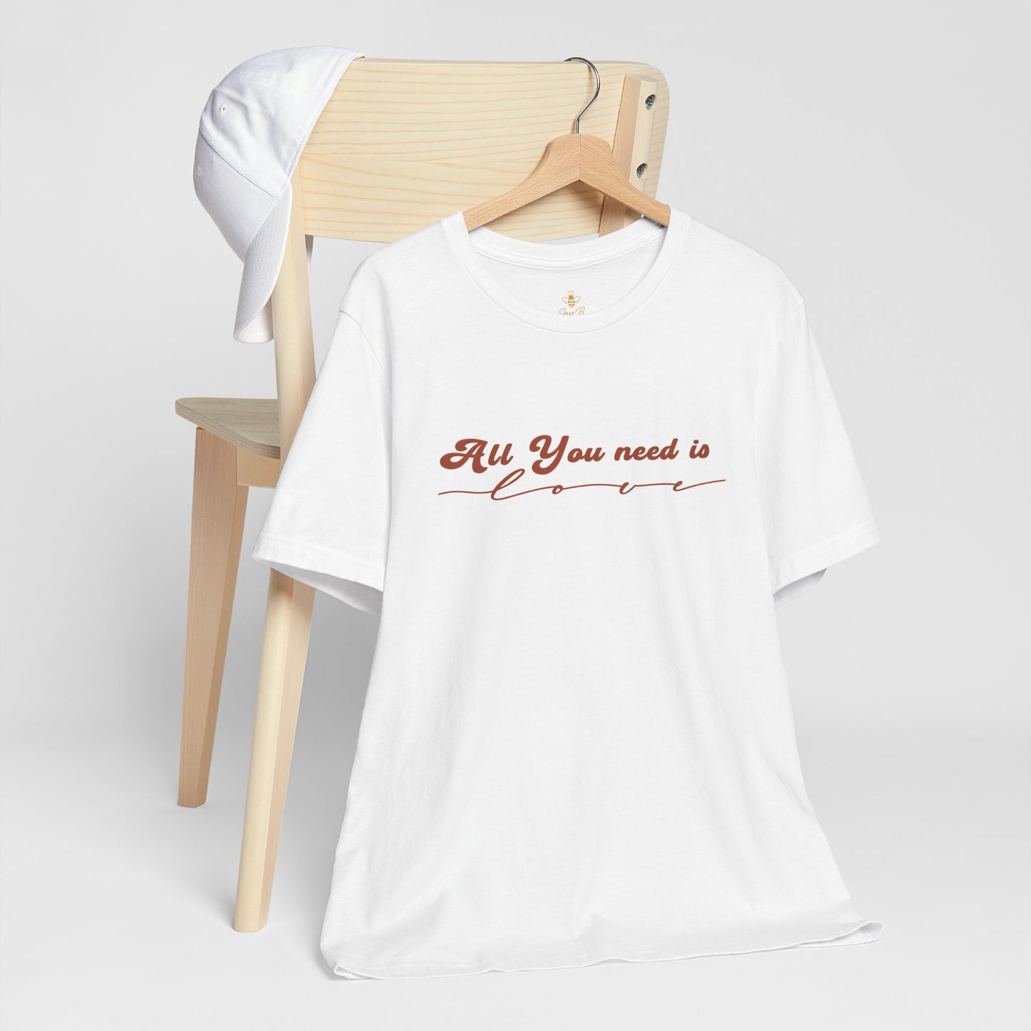 All You Need is Love – Handwritten Script | Jersey Tee