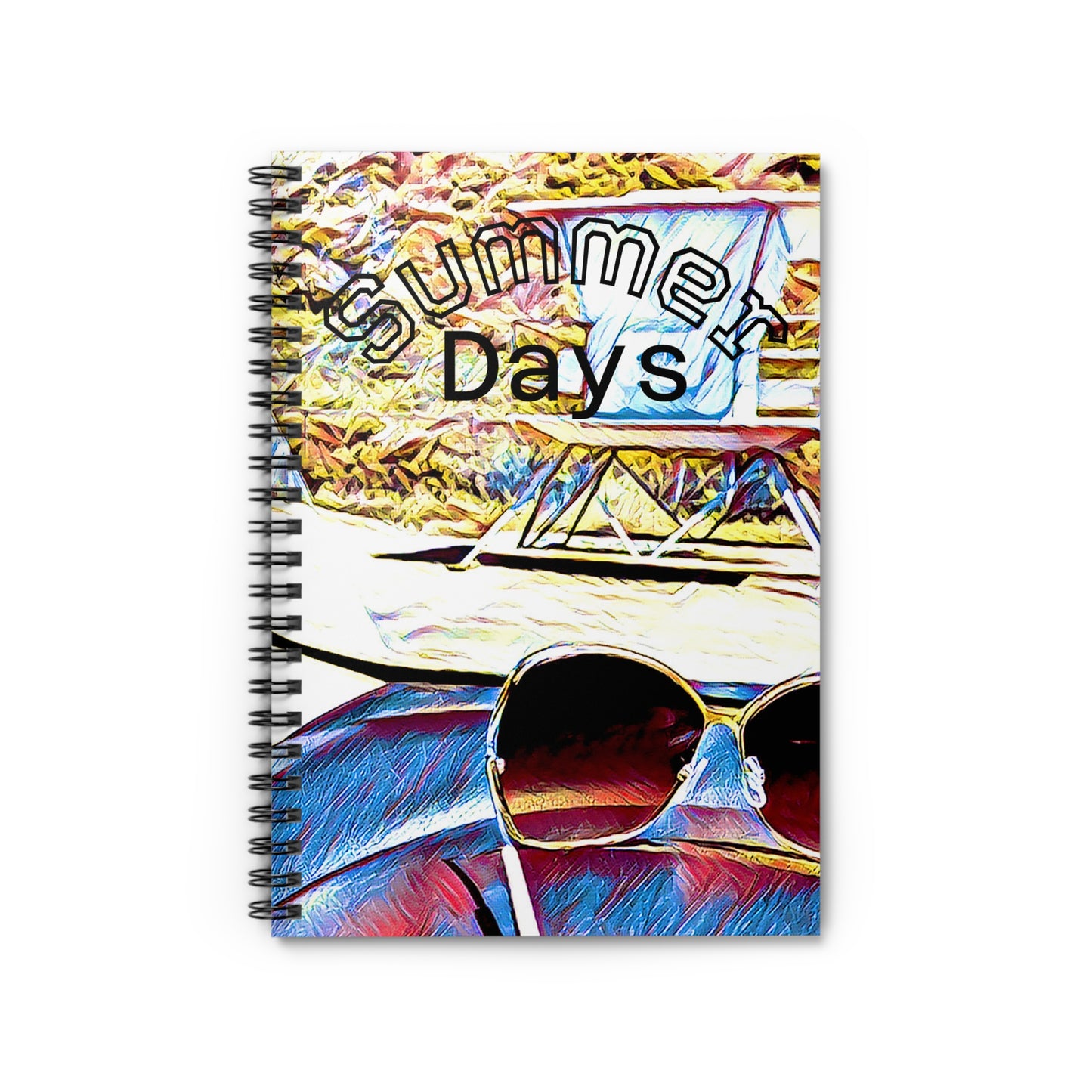 "Sunkissed Serenity" | Spiral Notebook