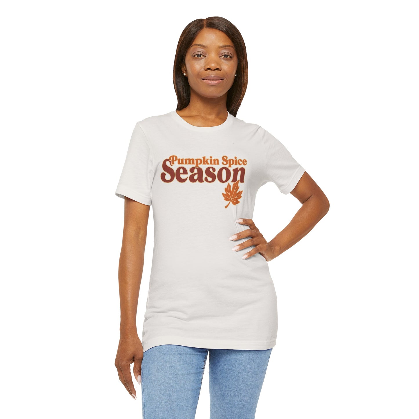 Pumpkin Spice Season – Cozy Fall Vibes | Jersey Tee