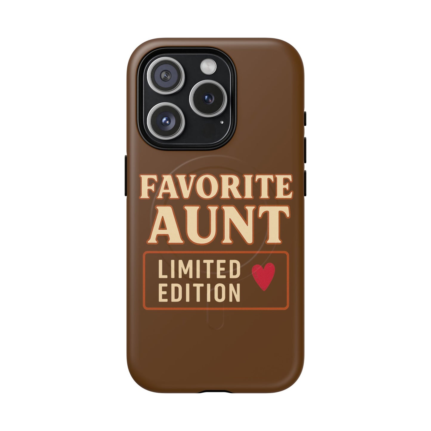"Aunt Life Red Heart Edition" | Tough Phone Case