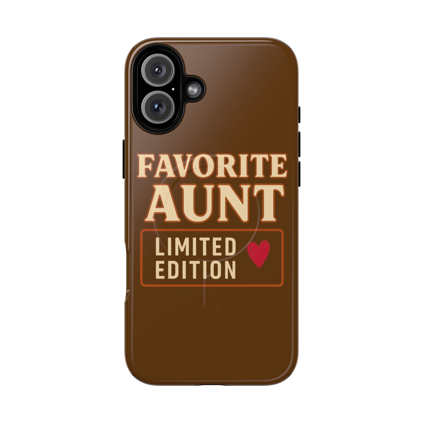 "Aunt Life Red Heart Edition" | Tough Phone Case