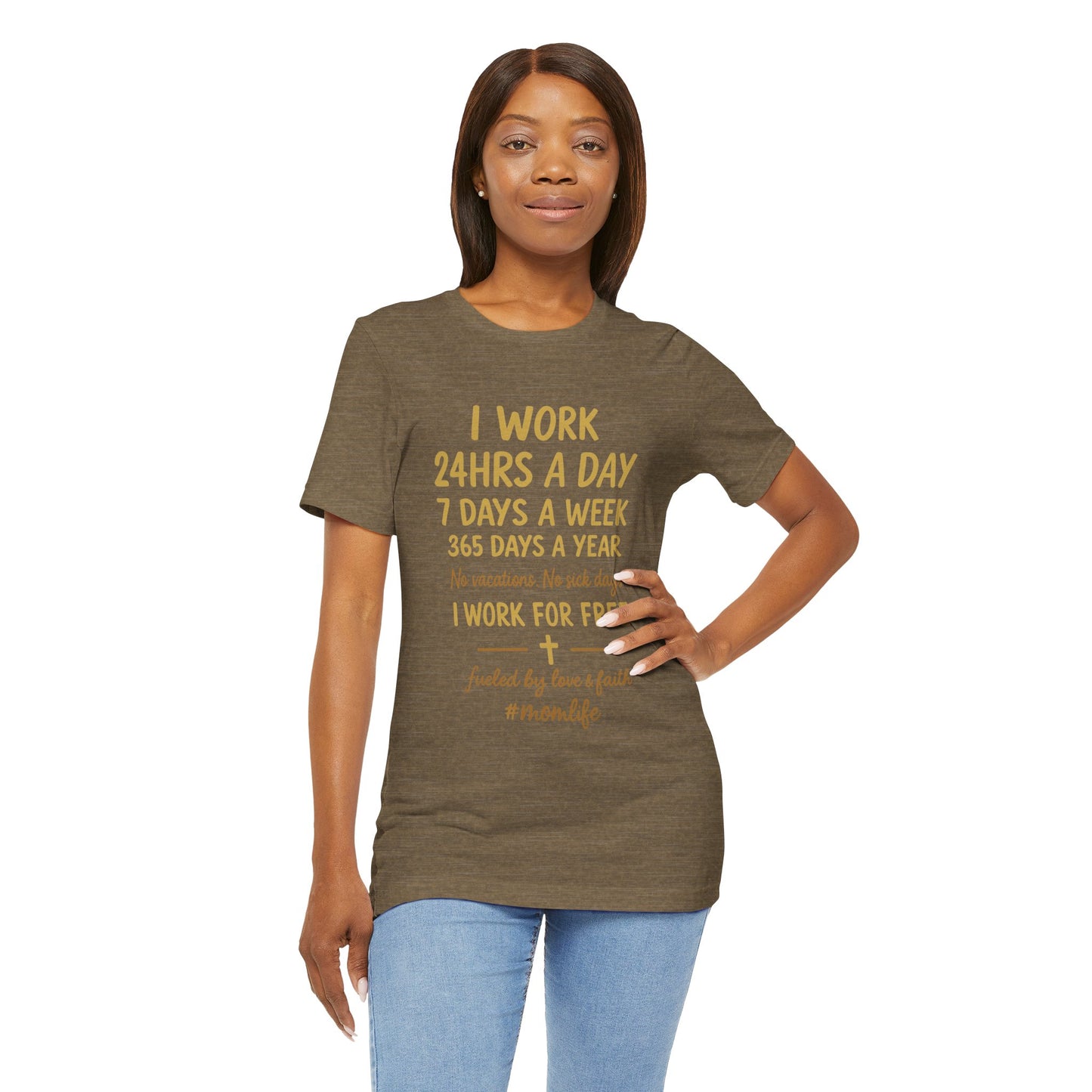 No Days Off Mom Life | Jersey Tee