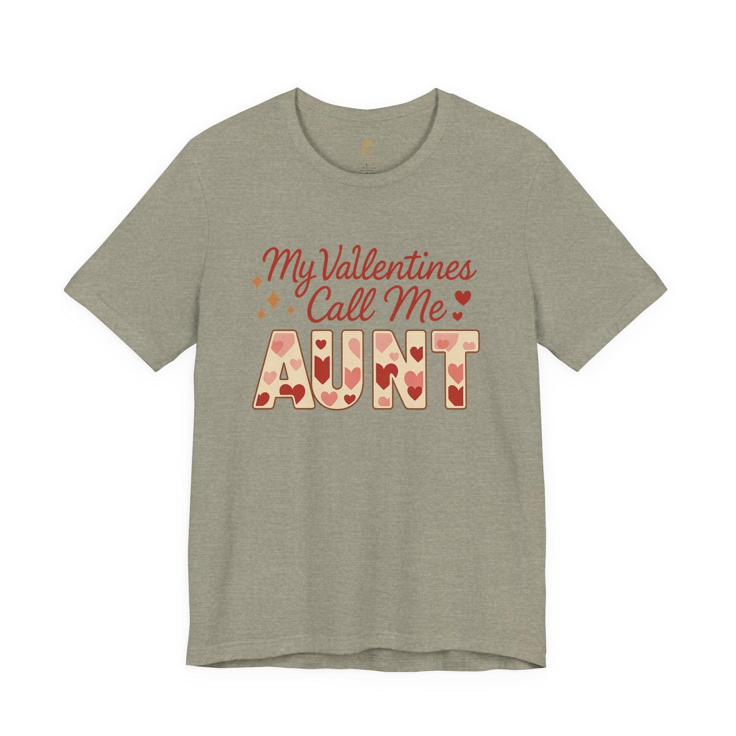 "My Valentines Call Me Aunt" | Jersey Tee