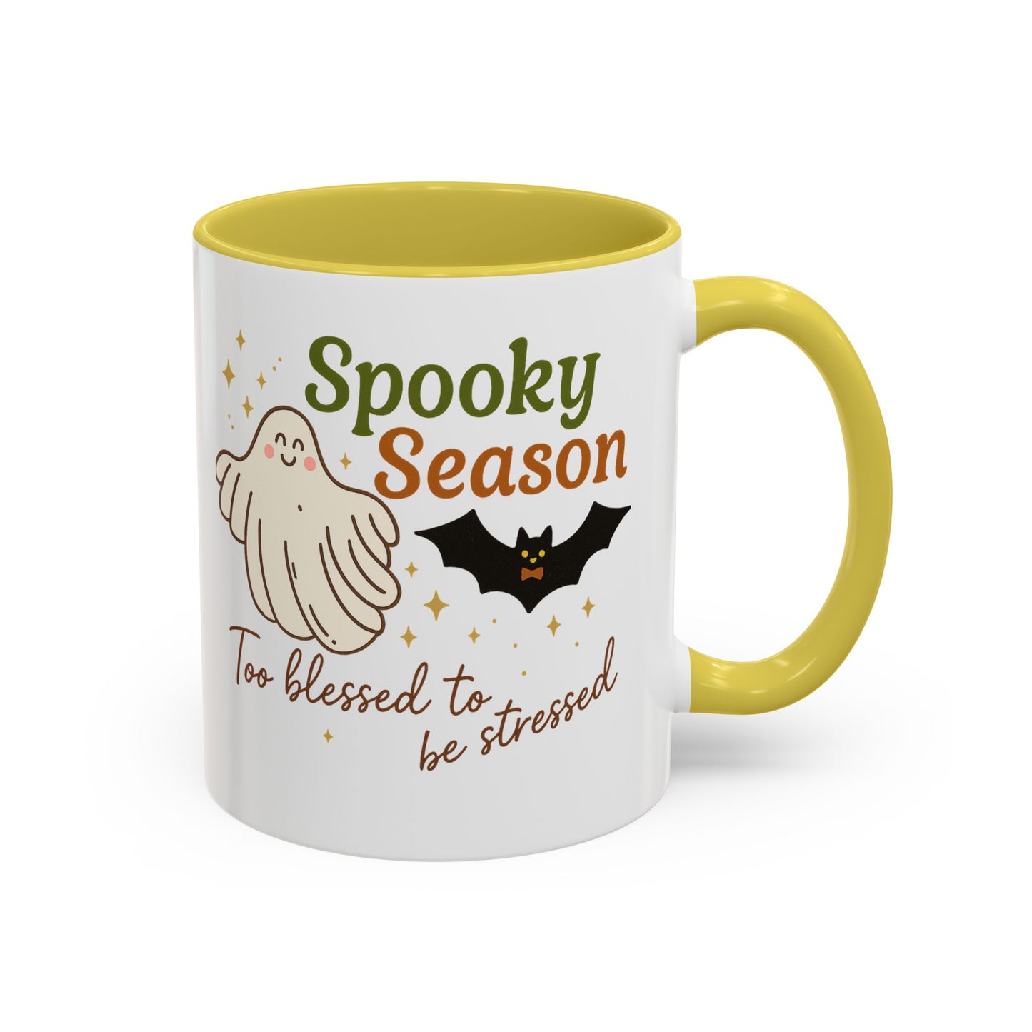 Spooky Season – Too Blessed to Be Stressed | 11oz Mug