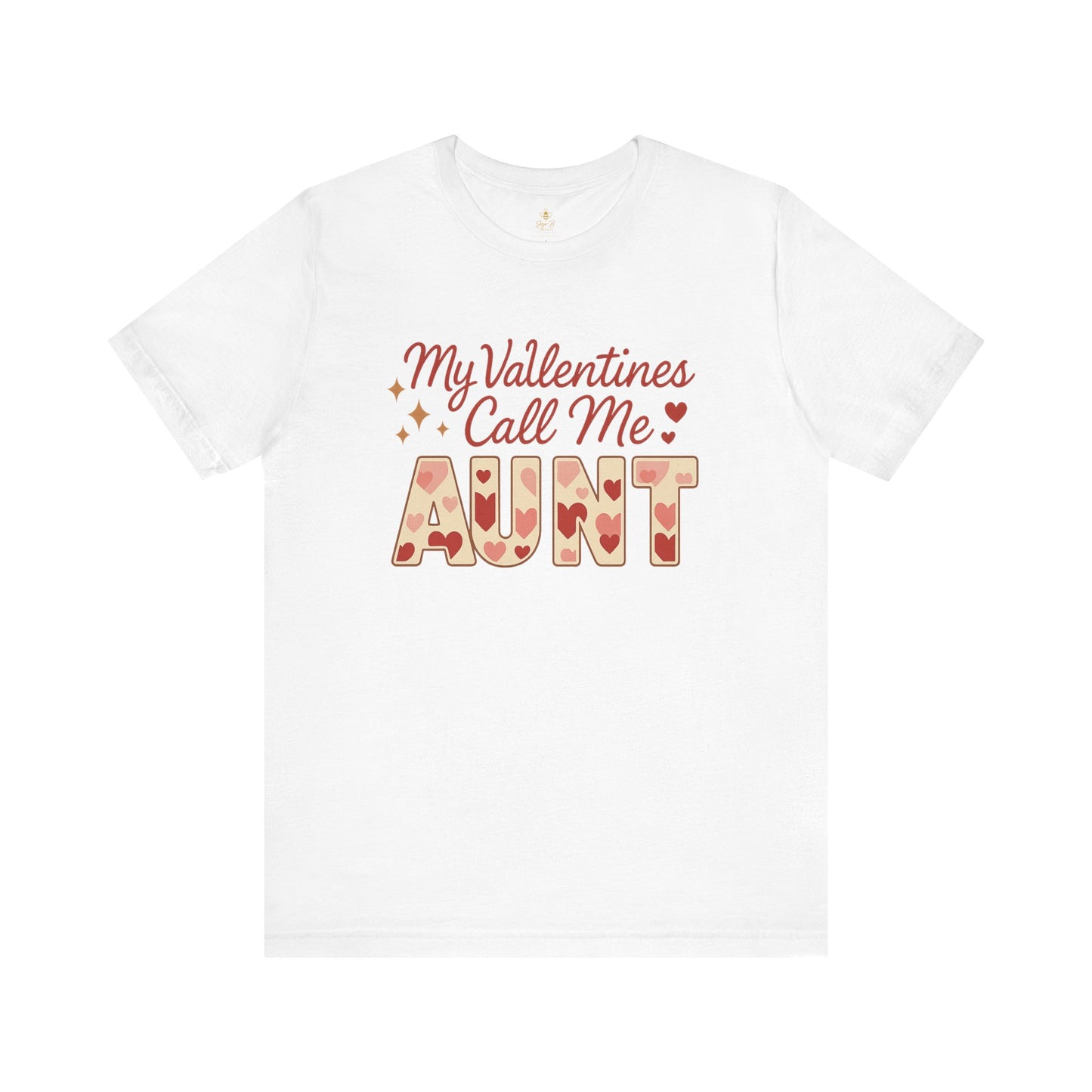 "My Valentines Call Me Aunt" | Jersey Tee