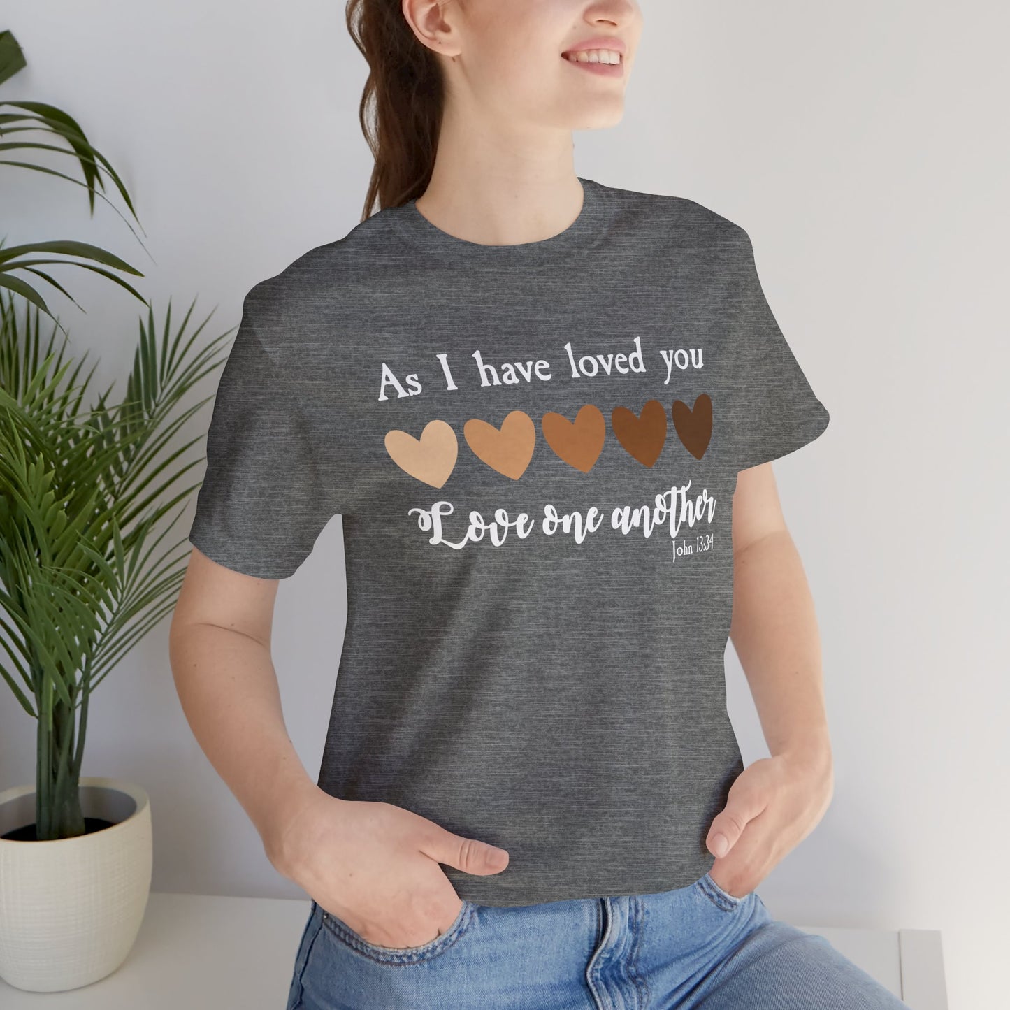 Love One Another – John 13:34 | Jersey Tee