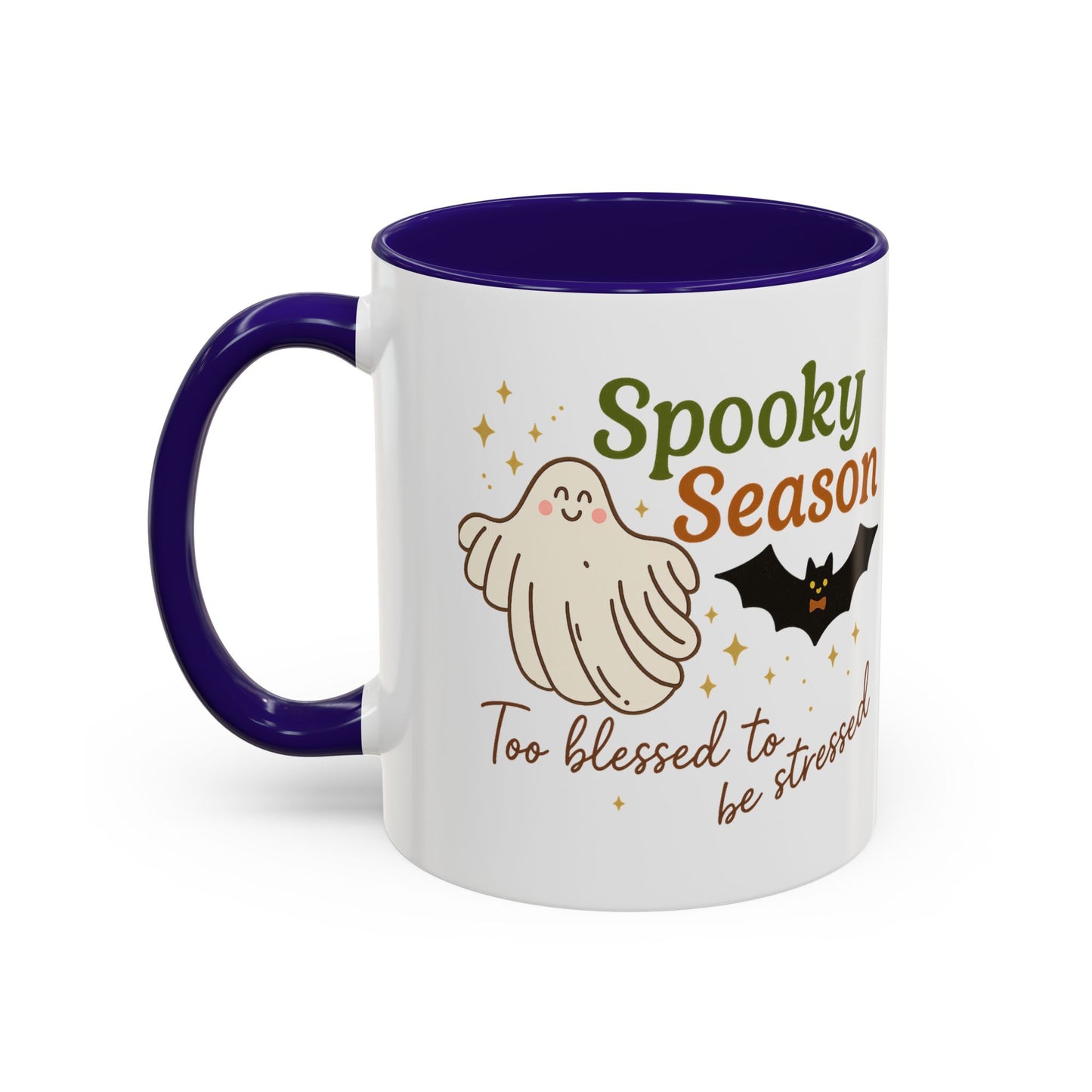 Spooky Season – Too Blessed to Be Stressed | 11oz Mug