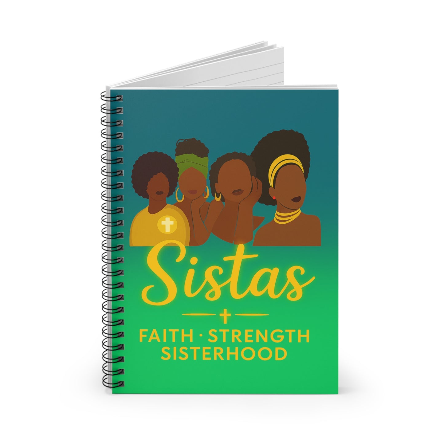 Sistas: United in Strength and Style | Spiral Notebook