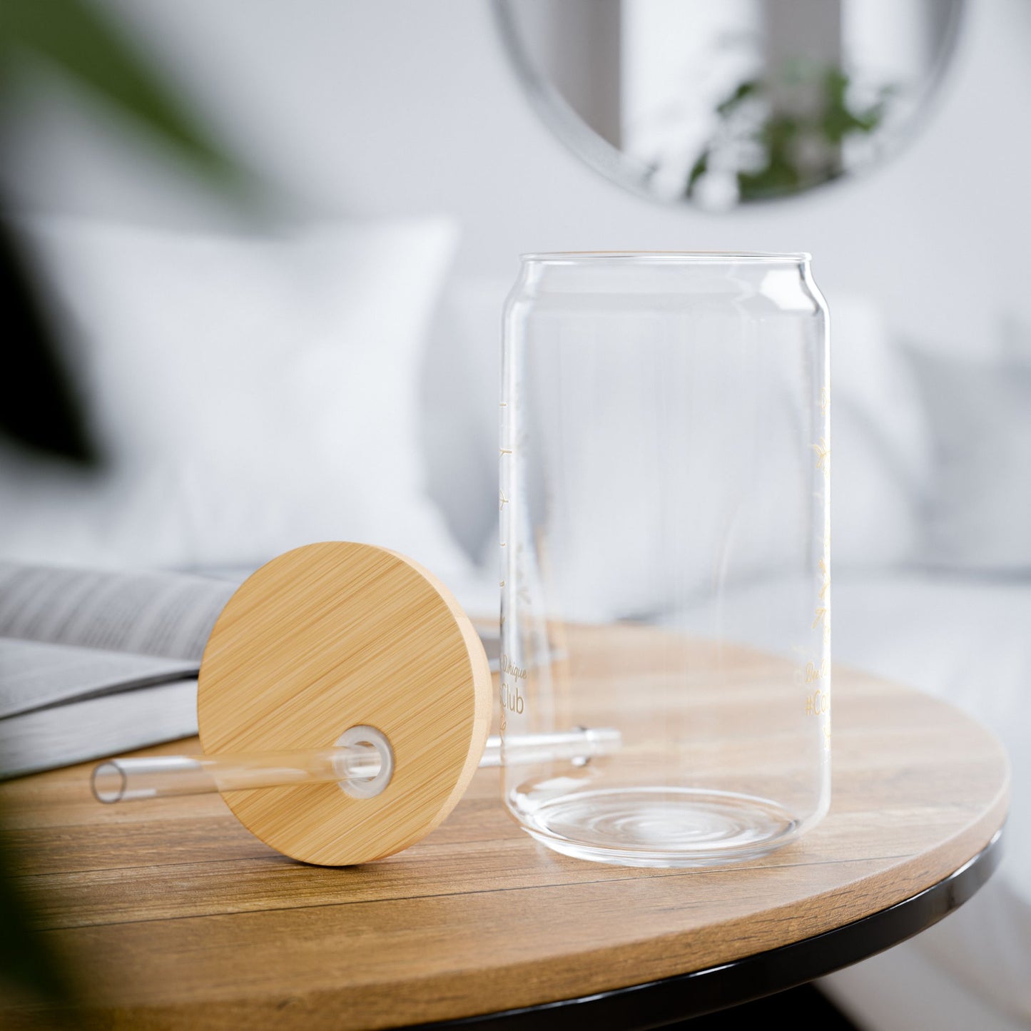 "Bloom & Sip" Aunt Life | Glass Cup