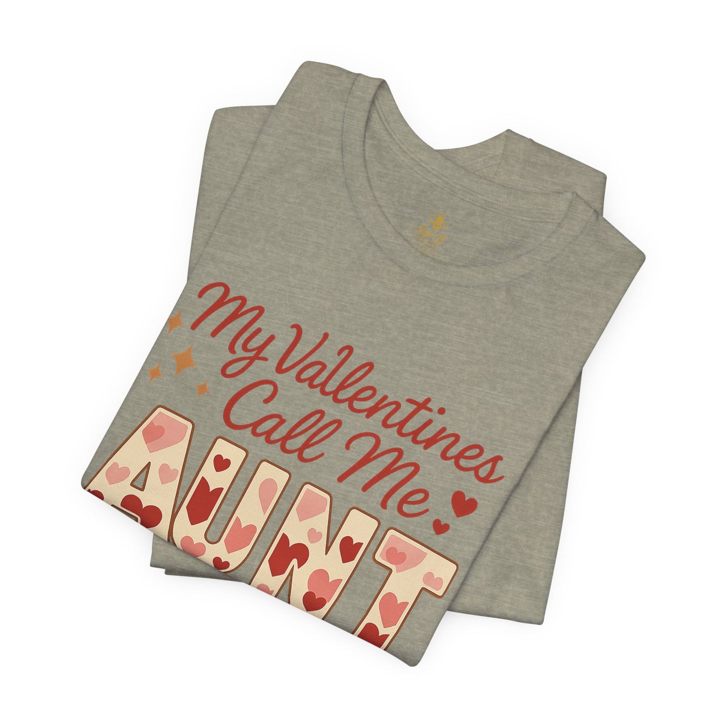 "My Valentines Call Me Aunt" | Jersey Tee