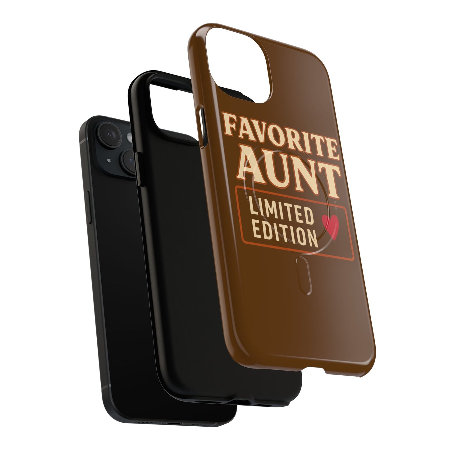 "Aunt Life Red Heart Edition" | Tough Phone Case