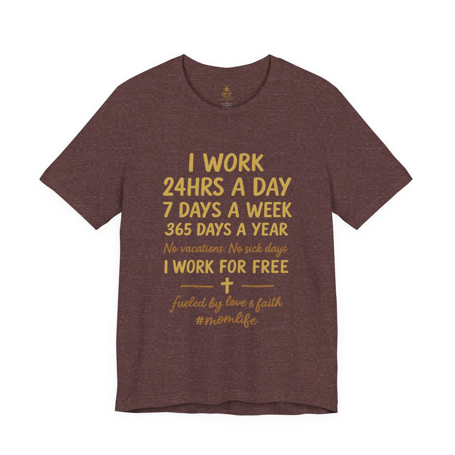 No Days Off Mom Life | Jersey Tee