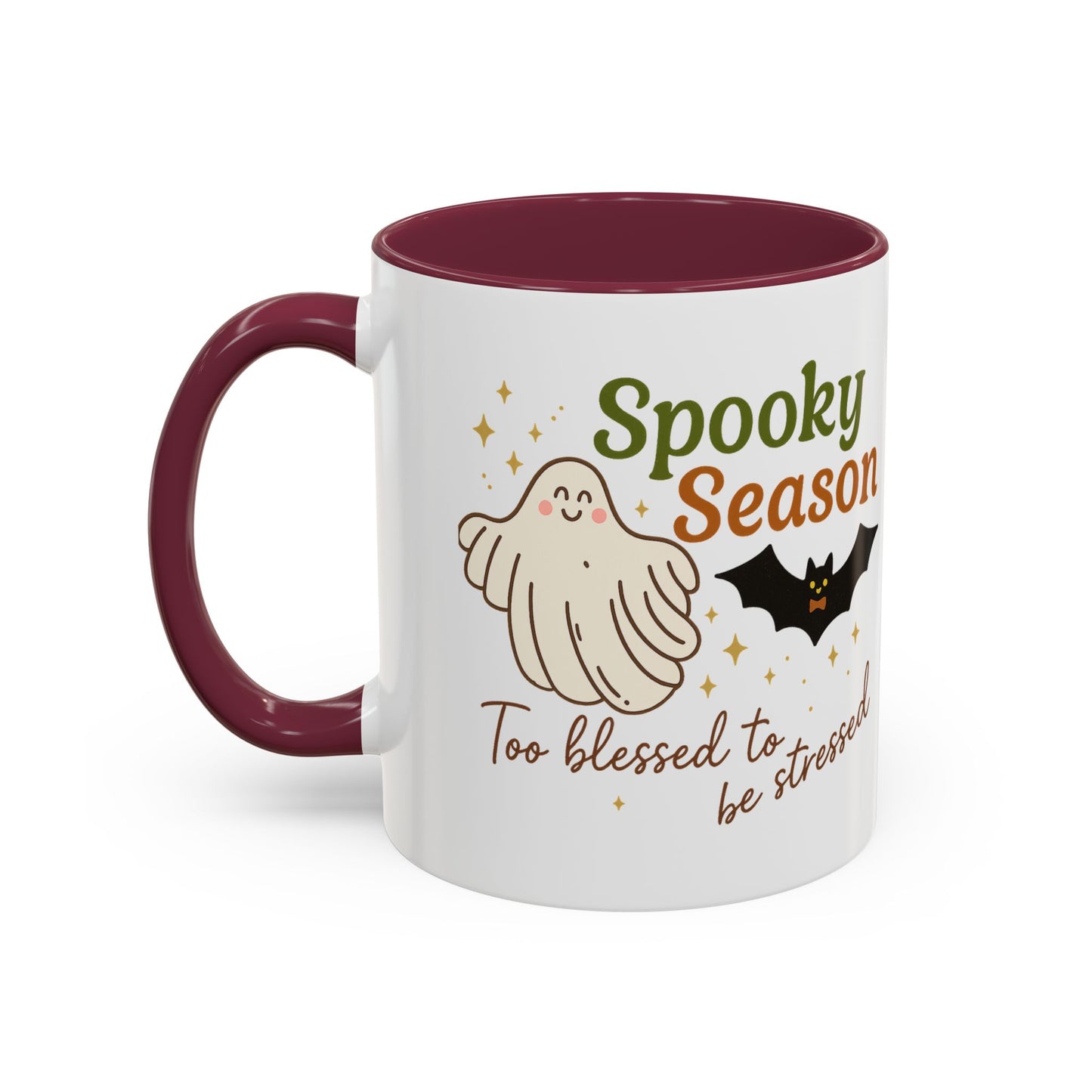 Spooky Season – Too Blessed to Be Stressed | 11oz Mug