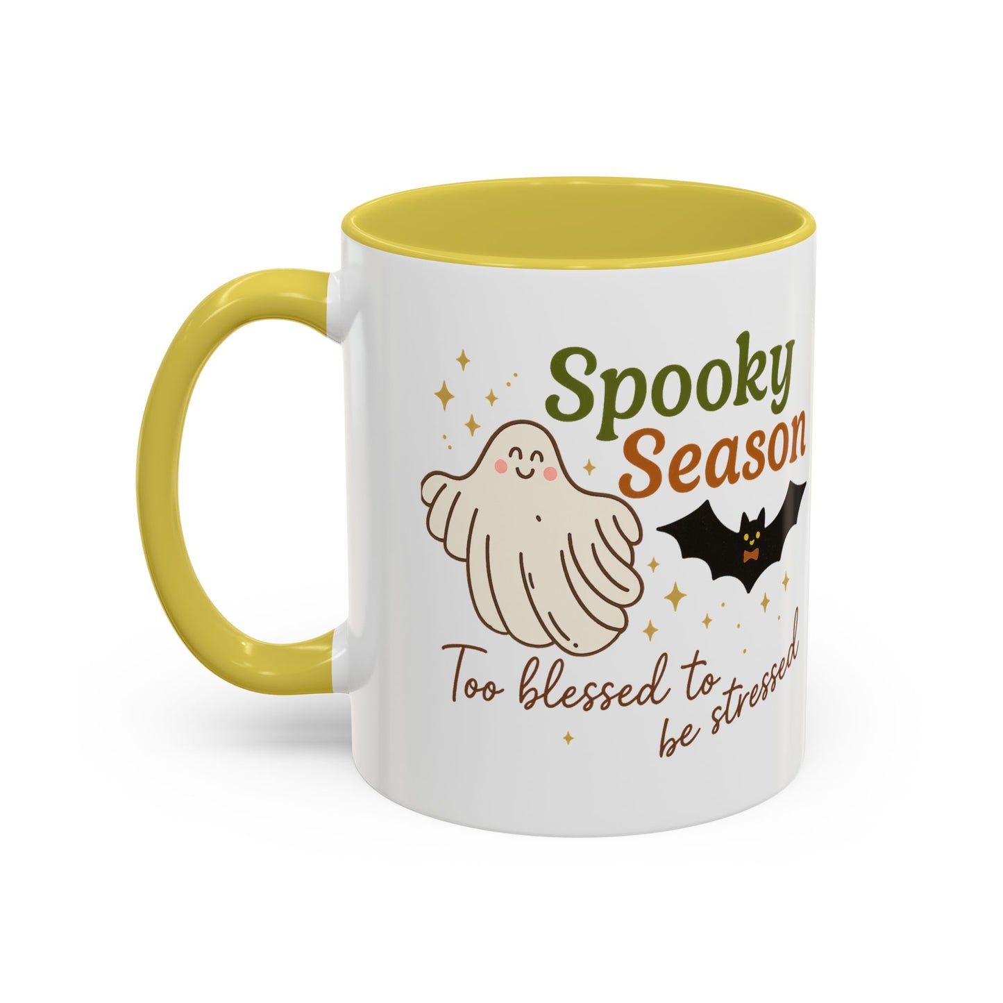 Spooky Season – Too Blessed to Be Stressed | 11oz Mug