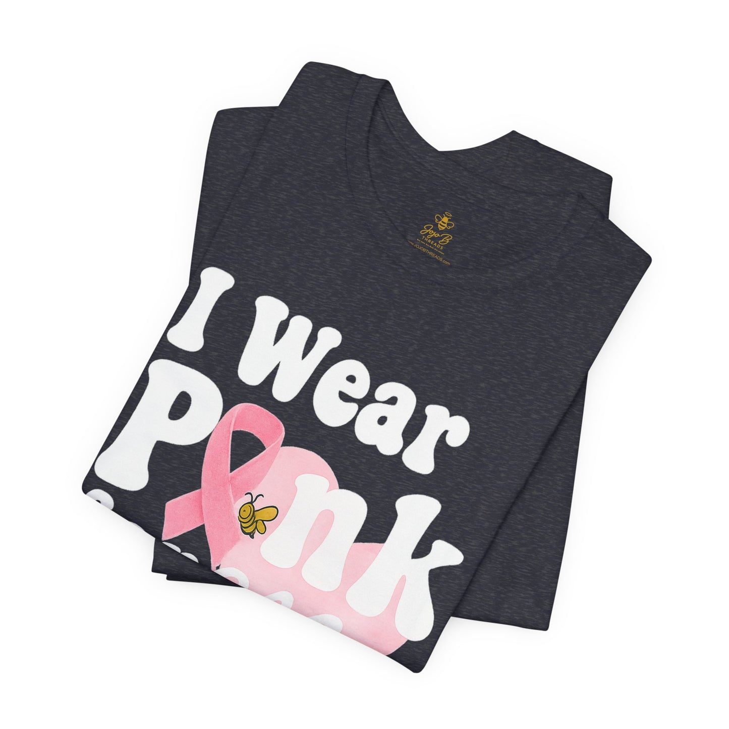 I Wear Pink for My Mom – Breast Cancer Awareness | Jersey Tee