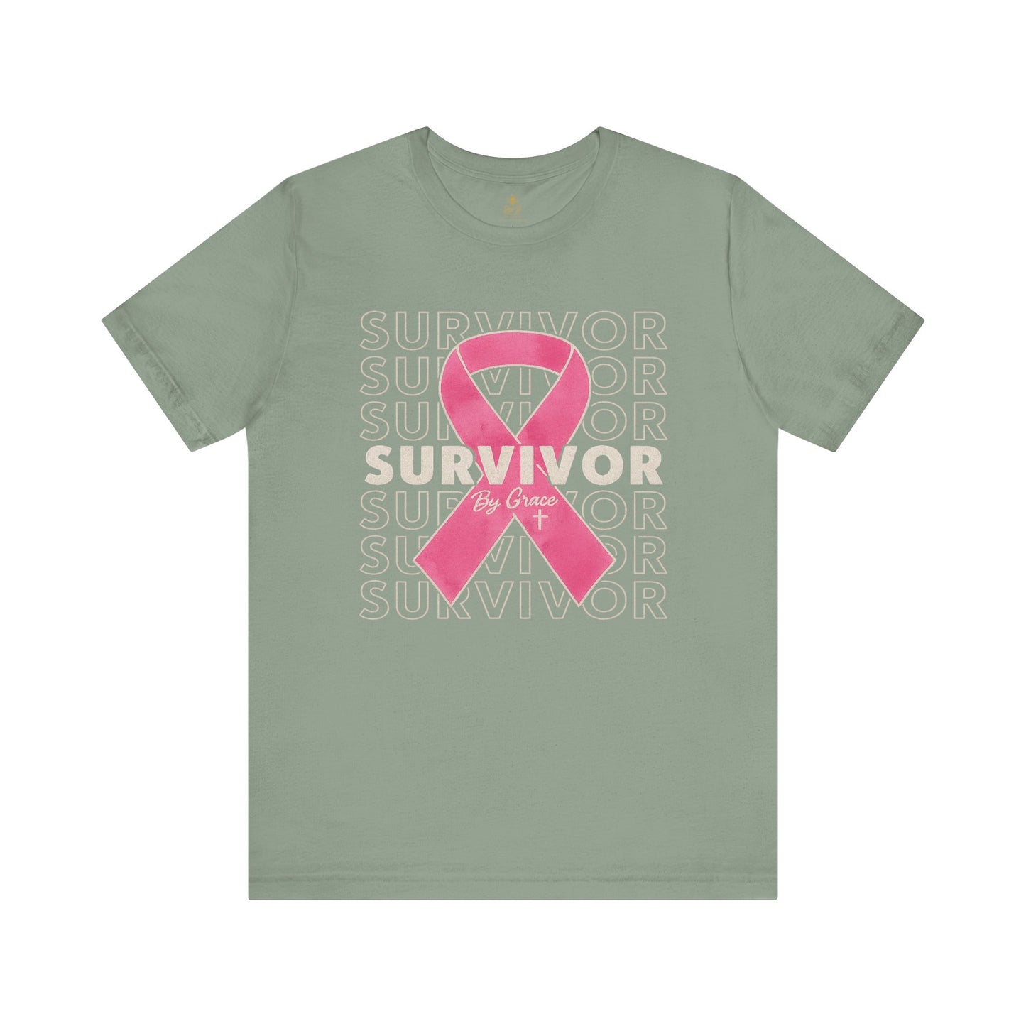 "Pink Ribbon Survivor – Bold Strength" | Jersey Tee