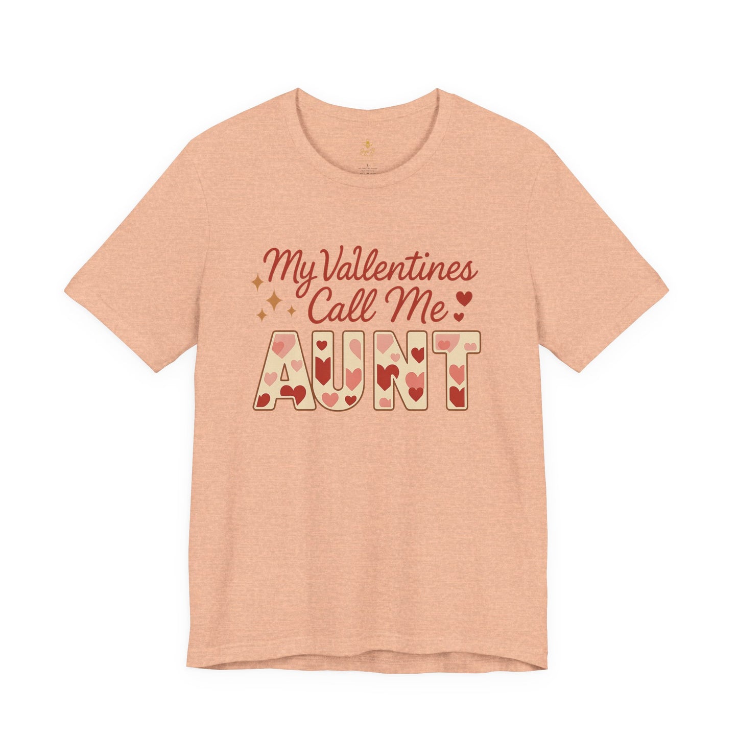 "My Valentines Call Me Aunt" | Jersey Tee