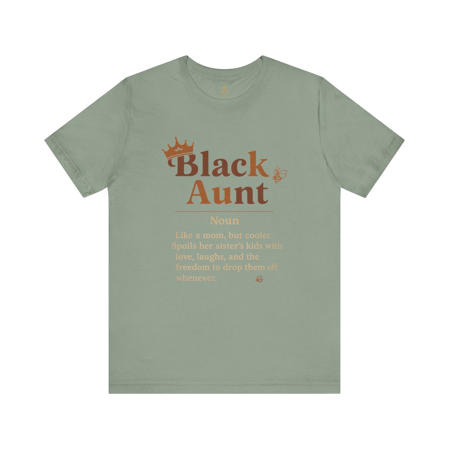 Black Aunt Definition Shirt | Jersey Tee
