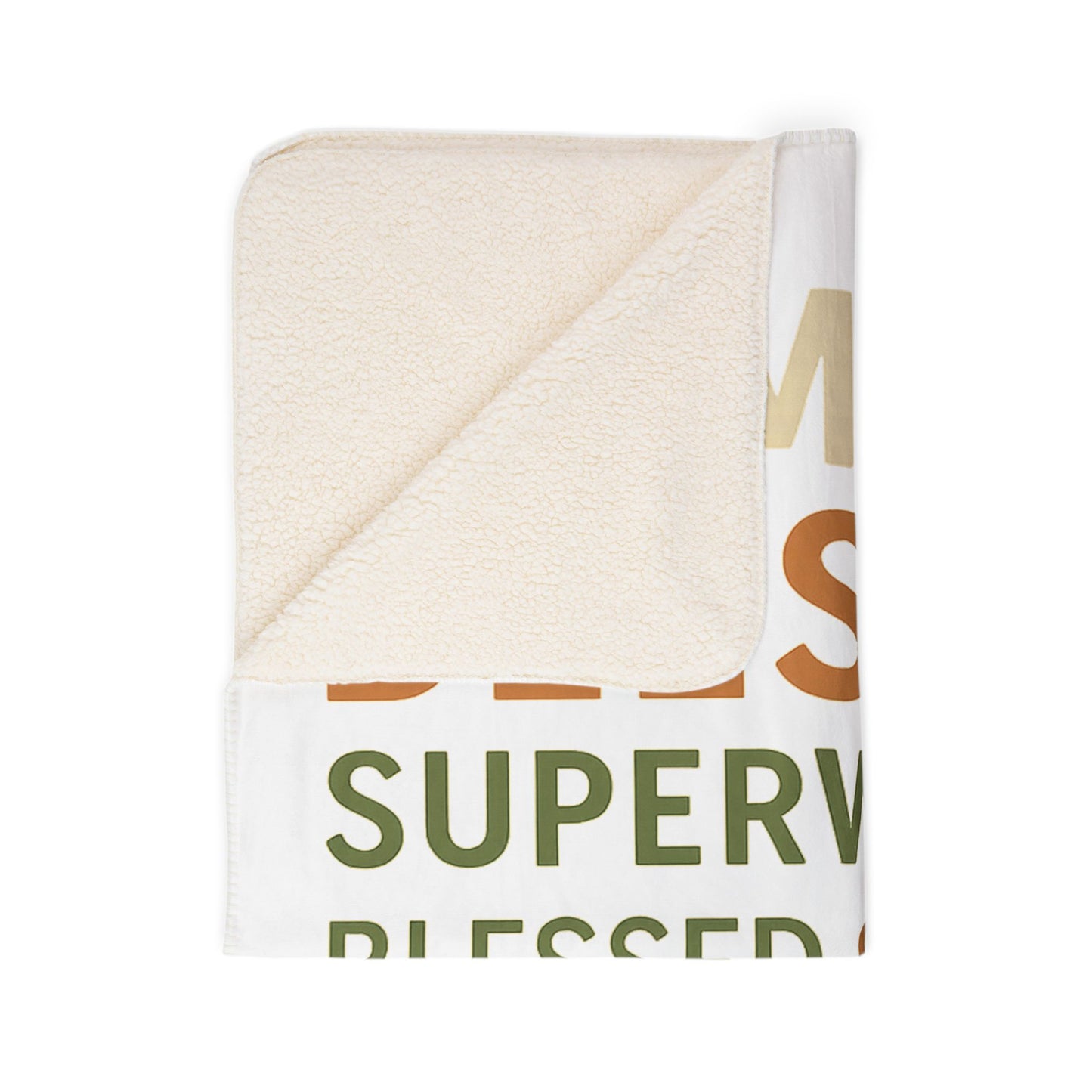 Mom Life. Blessed. Superwoman | Sherpa Fleece Blanket