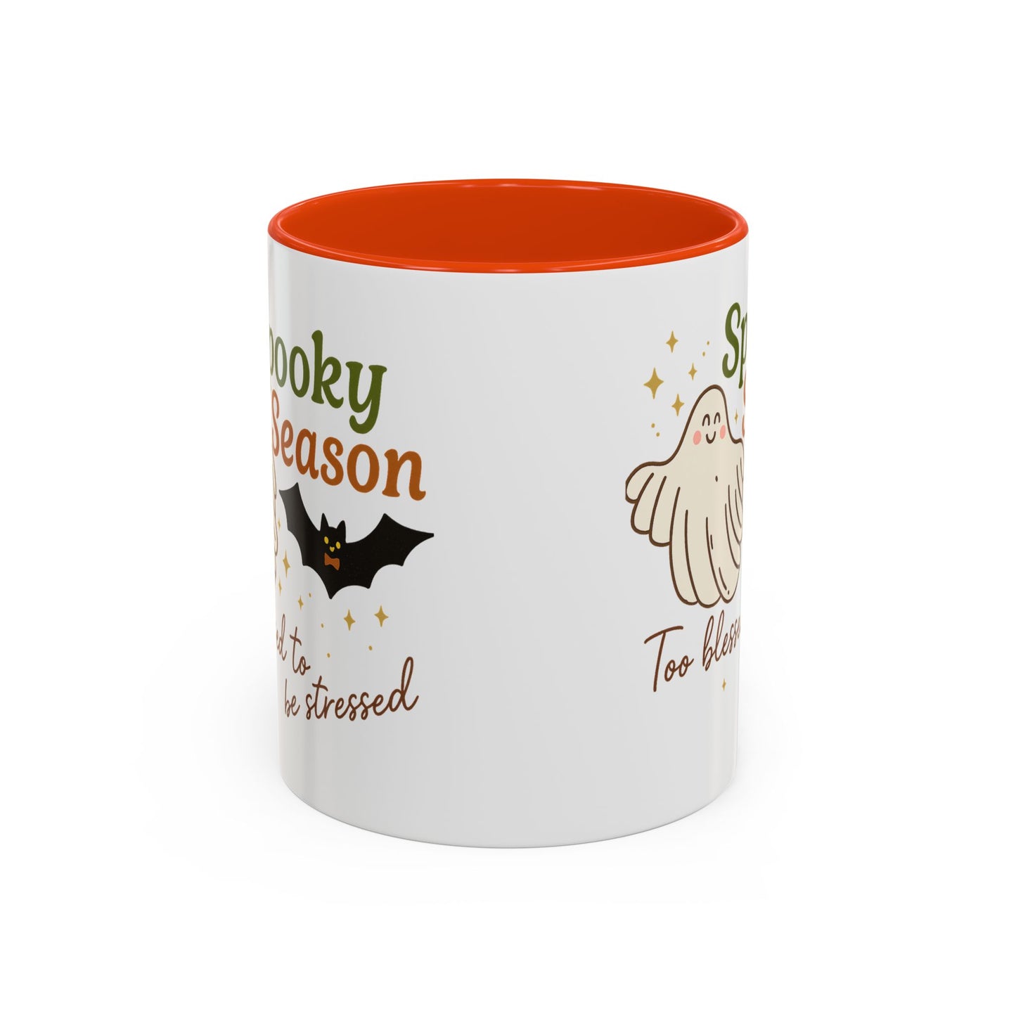 Spooky Season – Too Blessed to Be Stressed | 11oz Mug