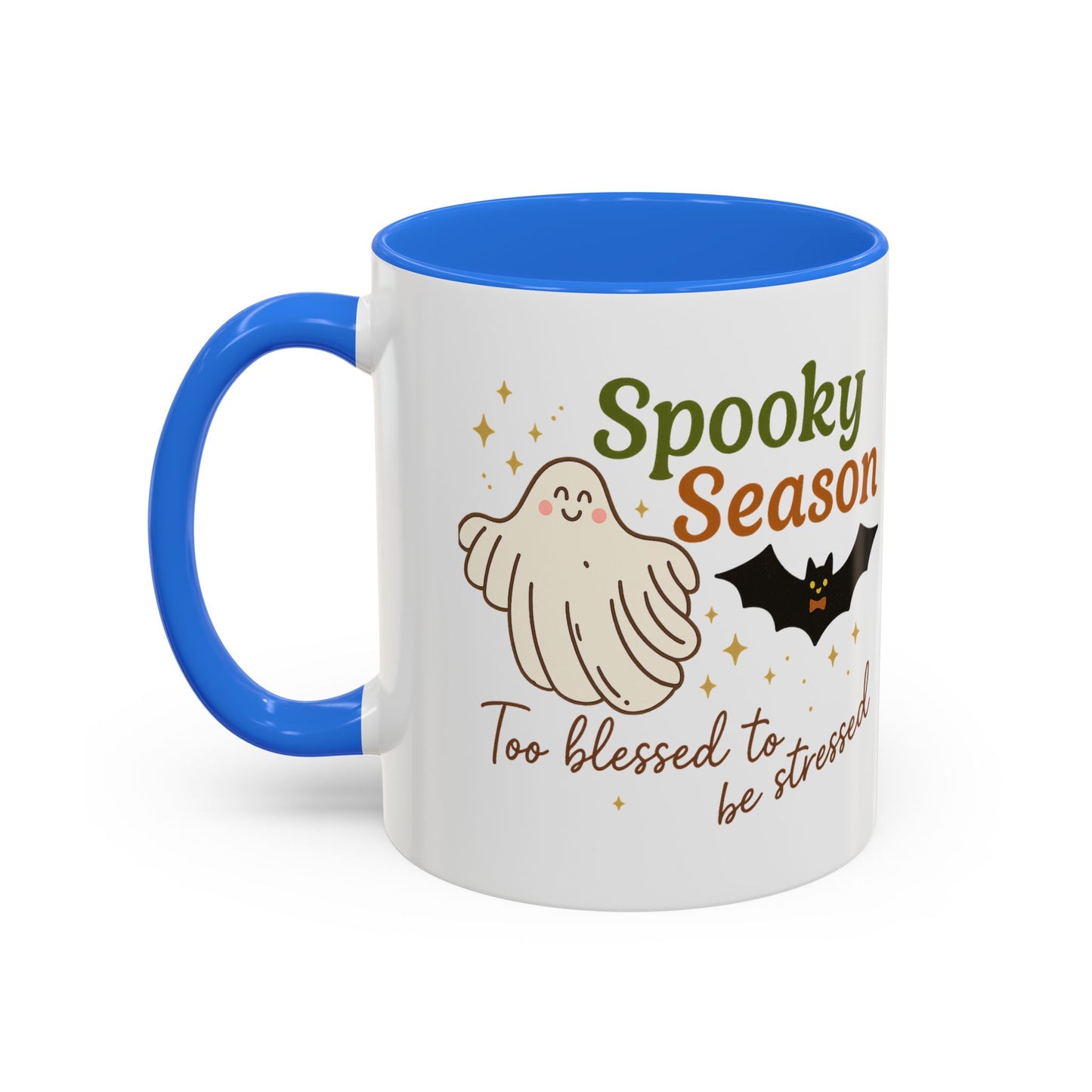 Spooky Season – Too Blessed to Be Stressed | 11oz Mug