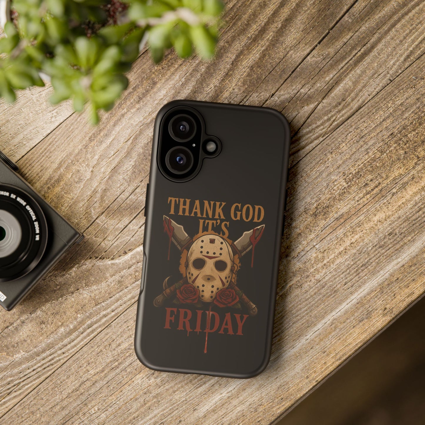 "Thank God It’s Friday – Horror Rose Edition" | Tough Phone Cases