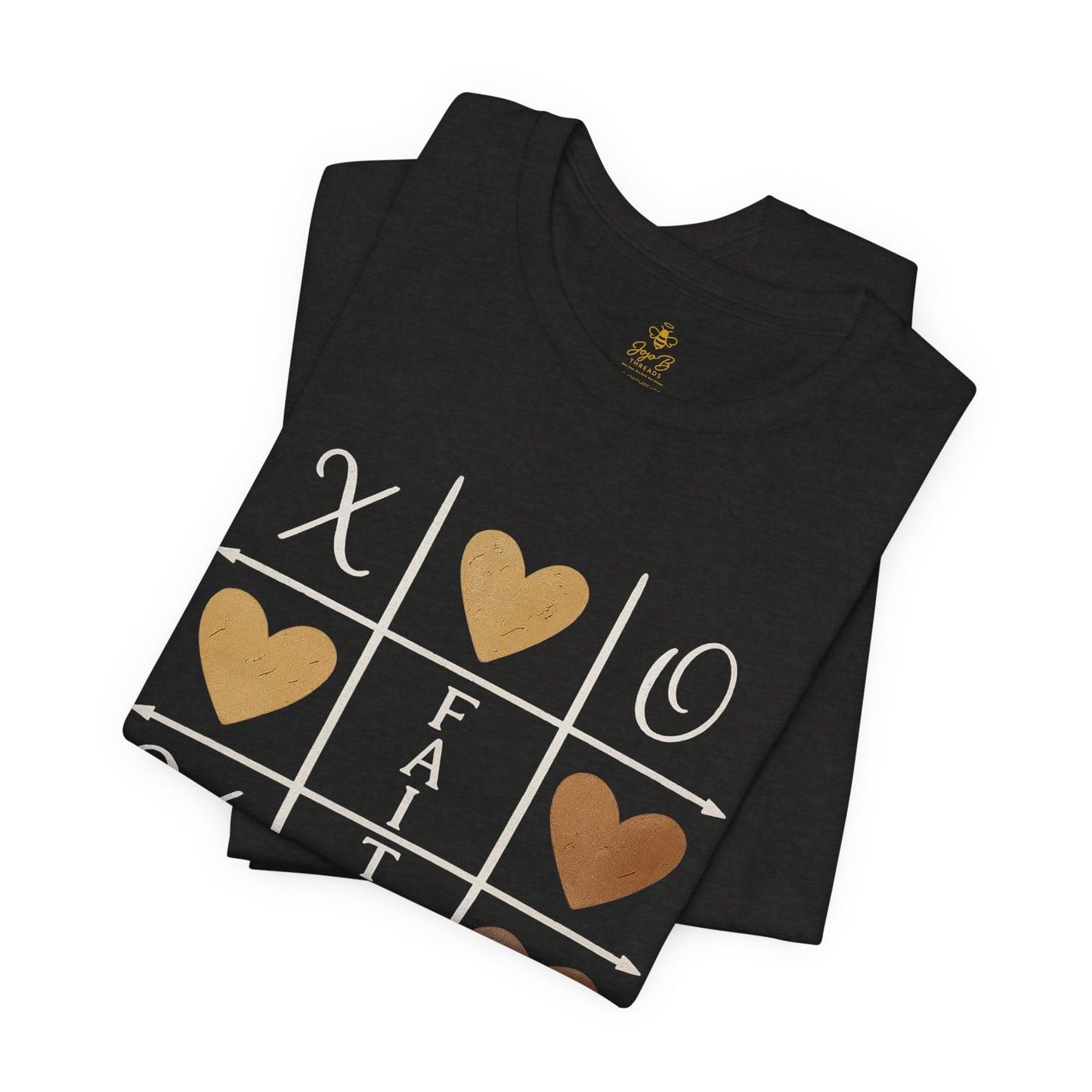 Love Wins – Tic Tac Toe Heart | Jersey Tee