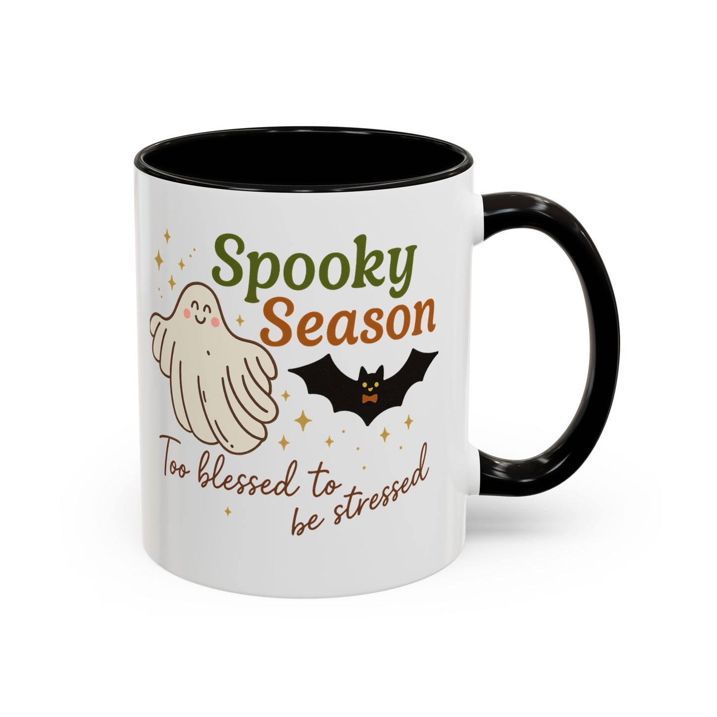 Spooky Season – Too Blessed to Be Stressed | 11oz Mug