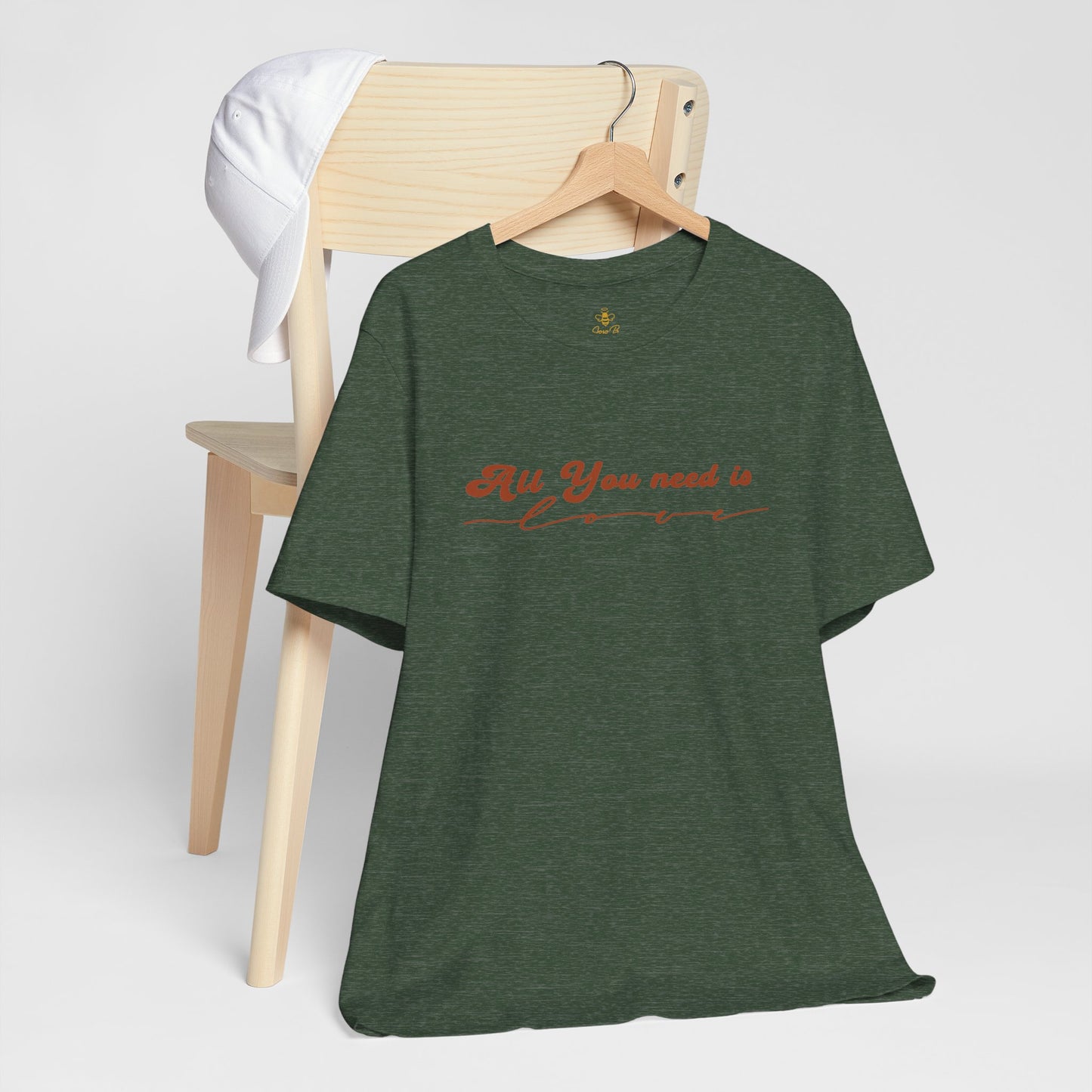 All You Need is Love – Handwritten Script | Jersey Tee
