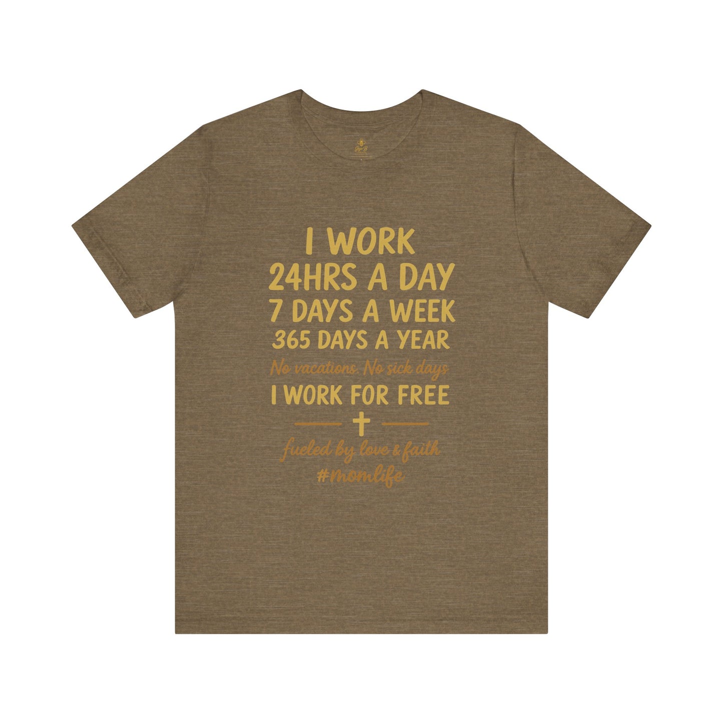 No Days Off Mom Life | Jersey Tee