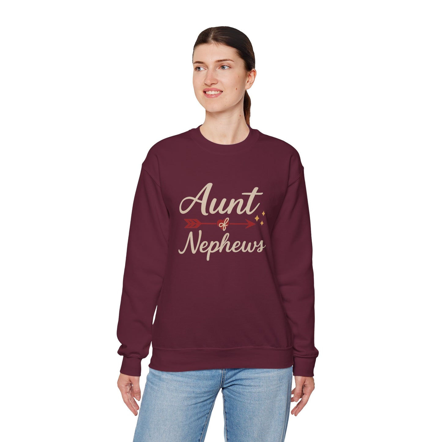 Aunt of Nephews Script Sweater