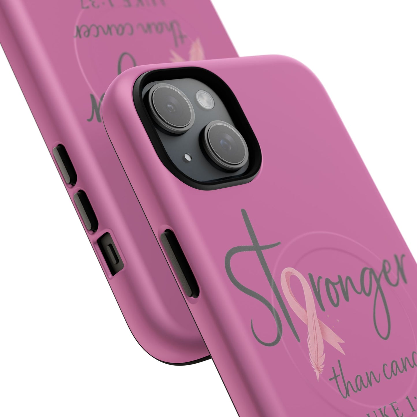 Stronger Than Cancer | iPhone 15 & 16 Tough Case