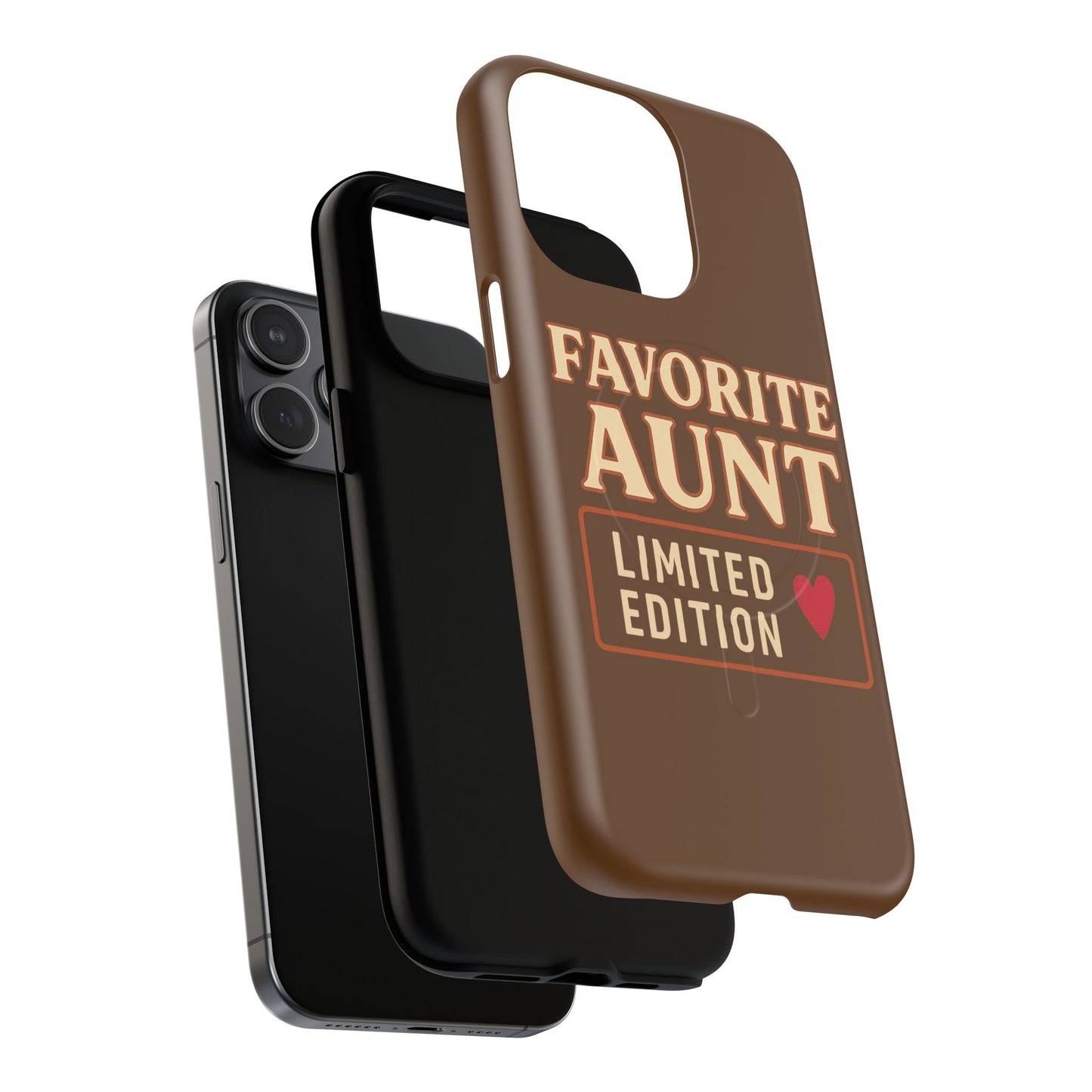 "Aunt Life Red Heart Edition" | Tough Phone Case