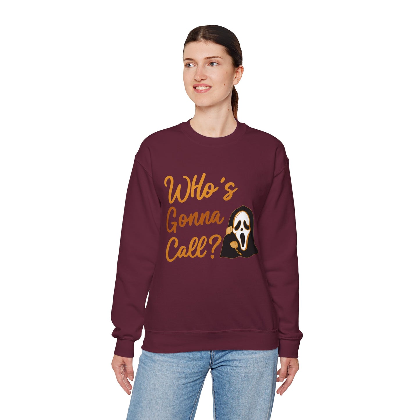 "Who’s Gonna Call?" – Ghostface Retro Horror | Sweater