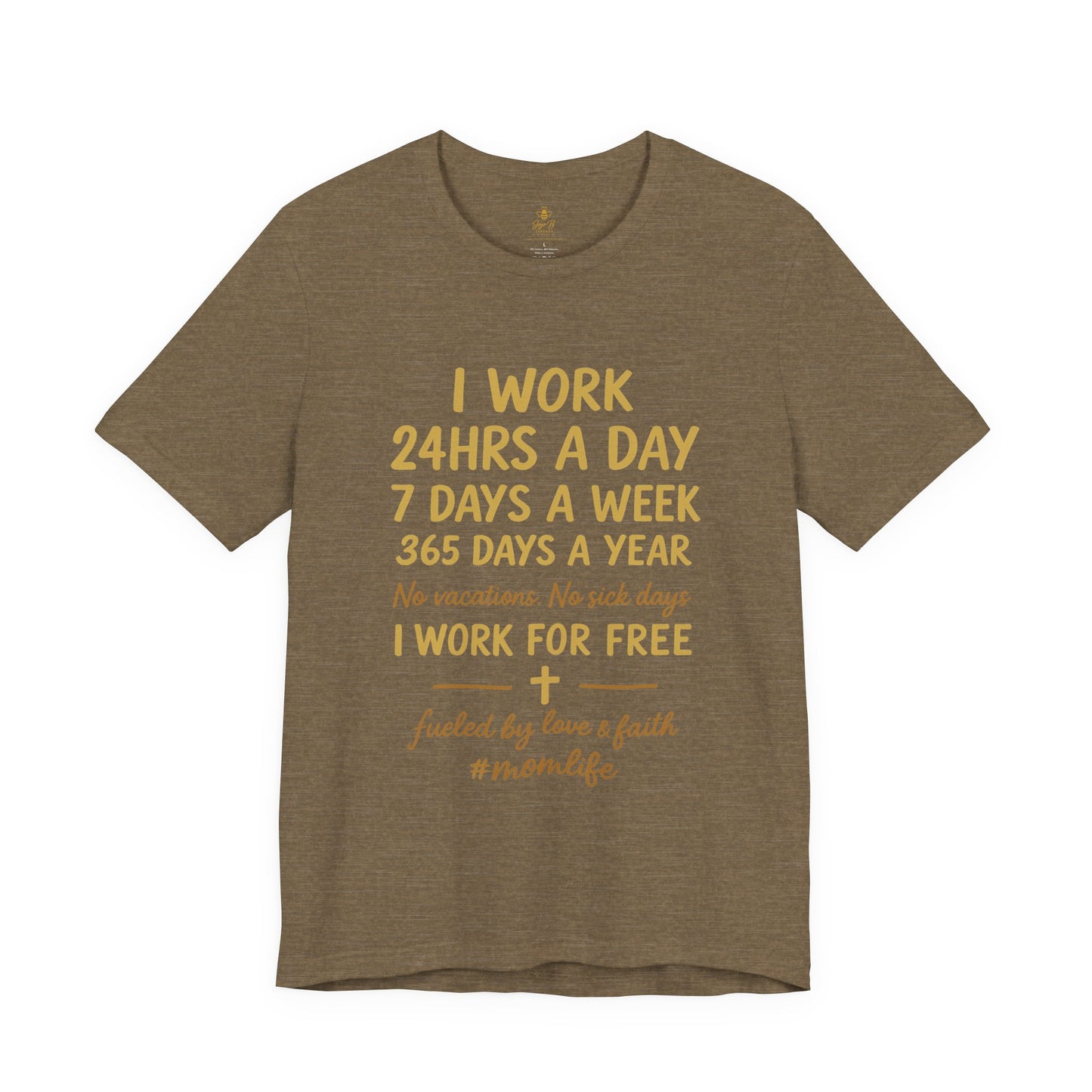 No Days Off Mom Life | Jersey Tee
