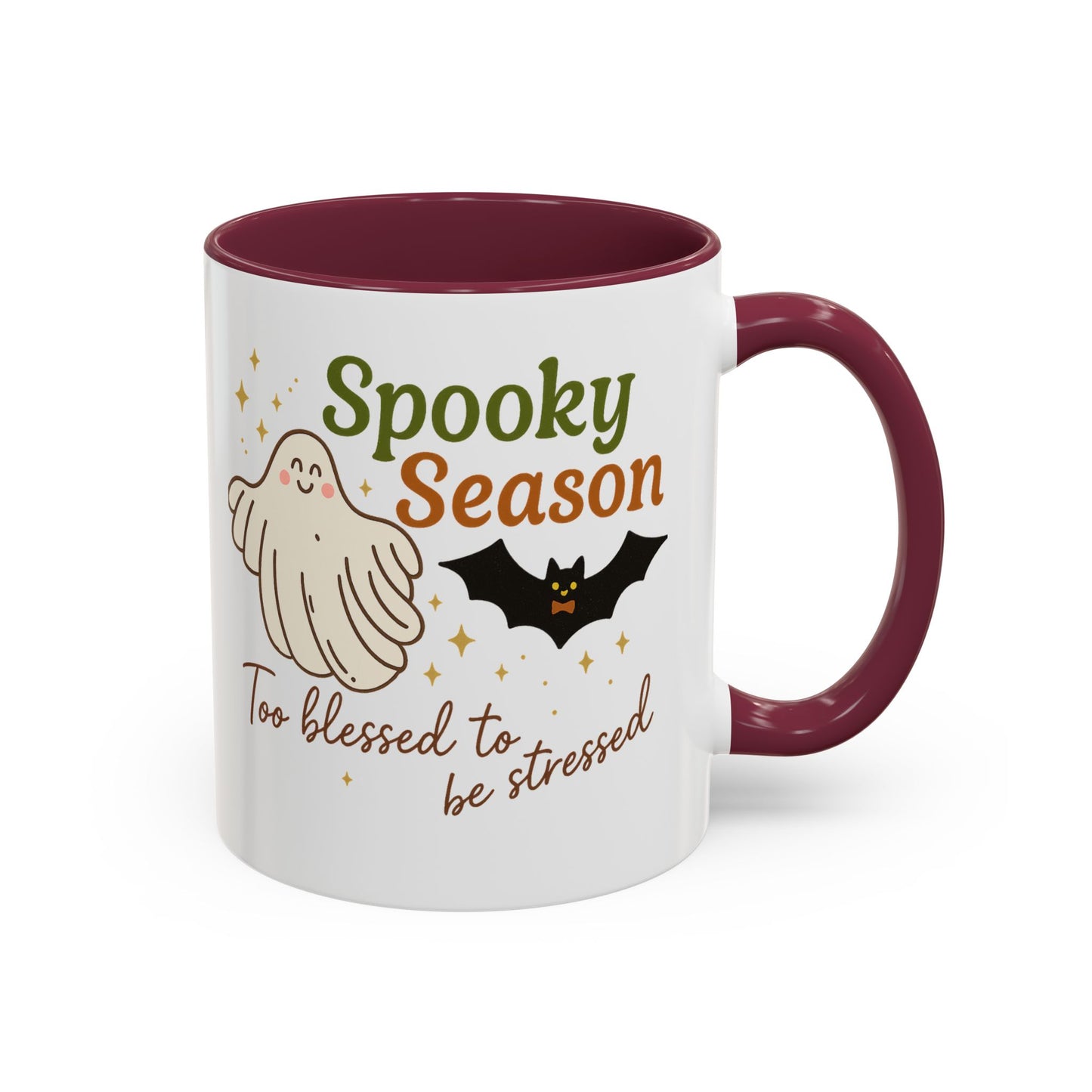 Spooky Season – Too Blessed to Be Stressed | 11oz Mug