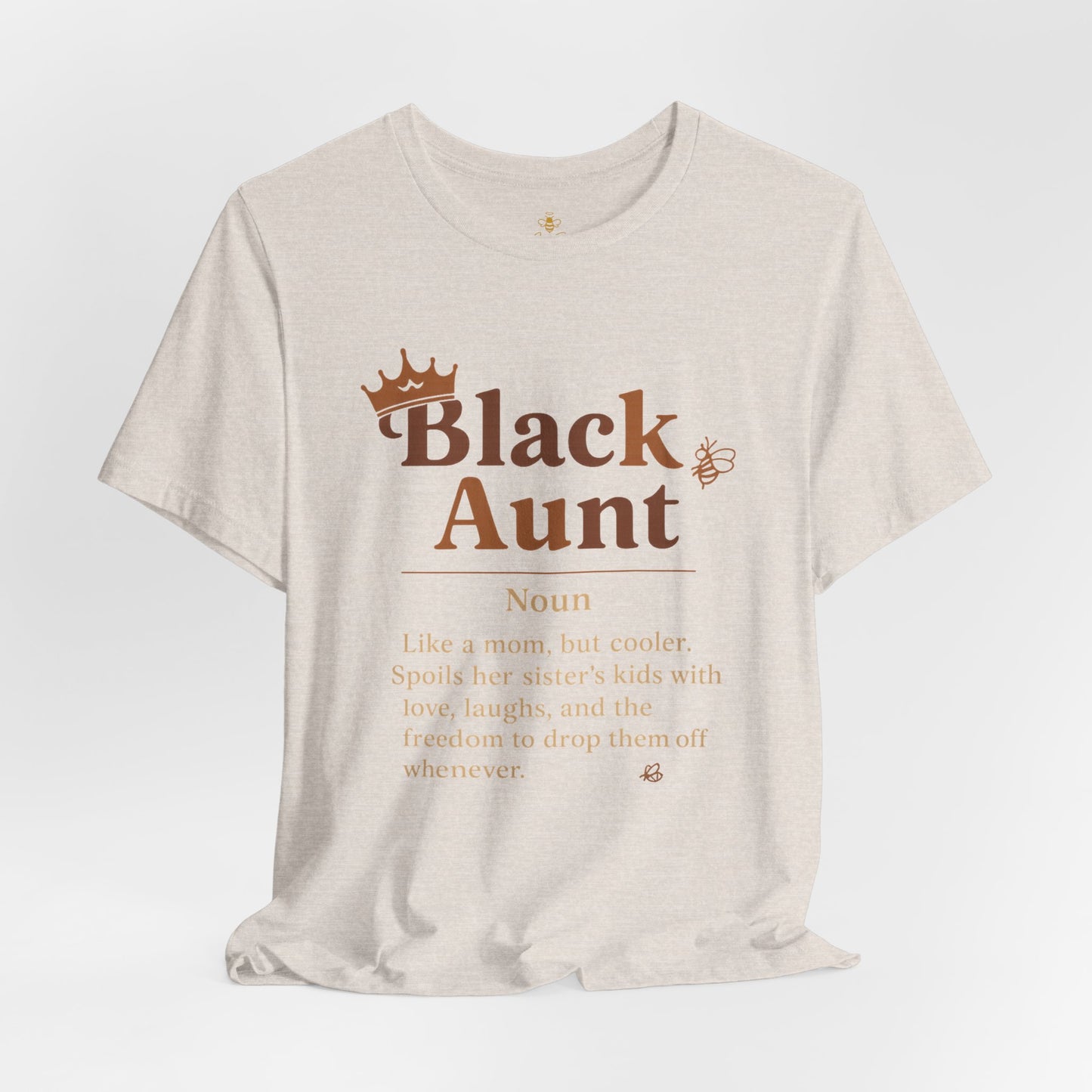 Black Aunt Definition Shirt | Jersey Tee
