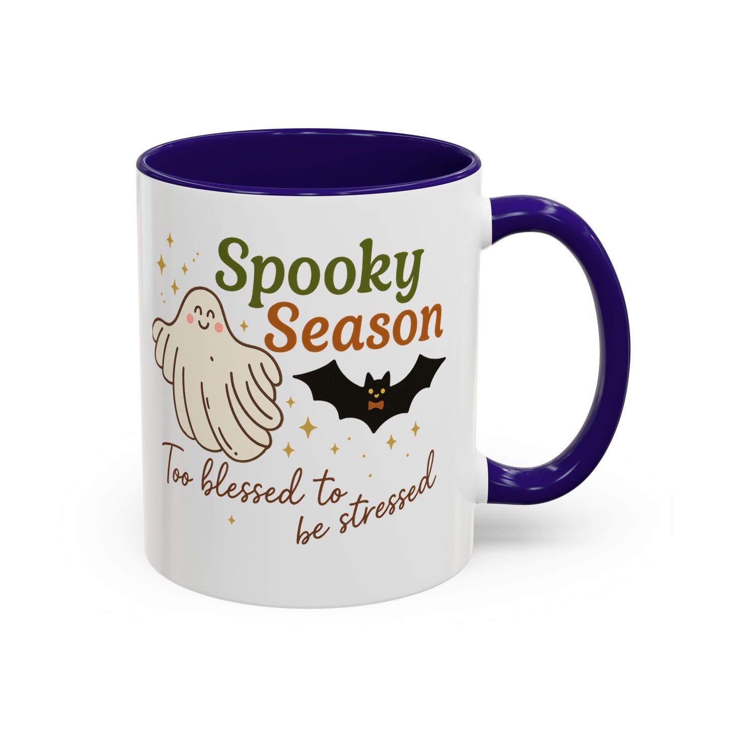 Spooky Season – Too Blessed to Be Stressed | 11oz Mug