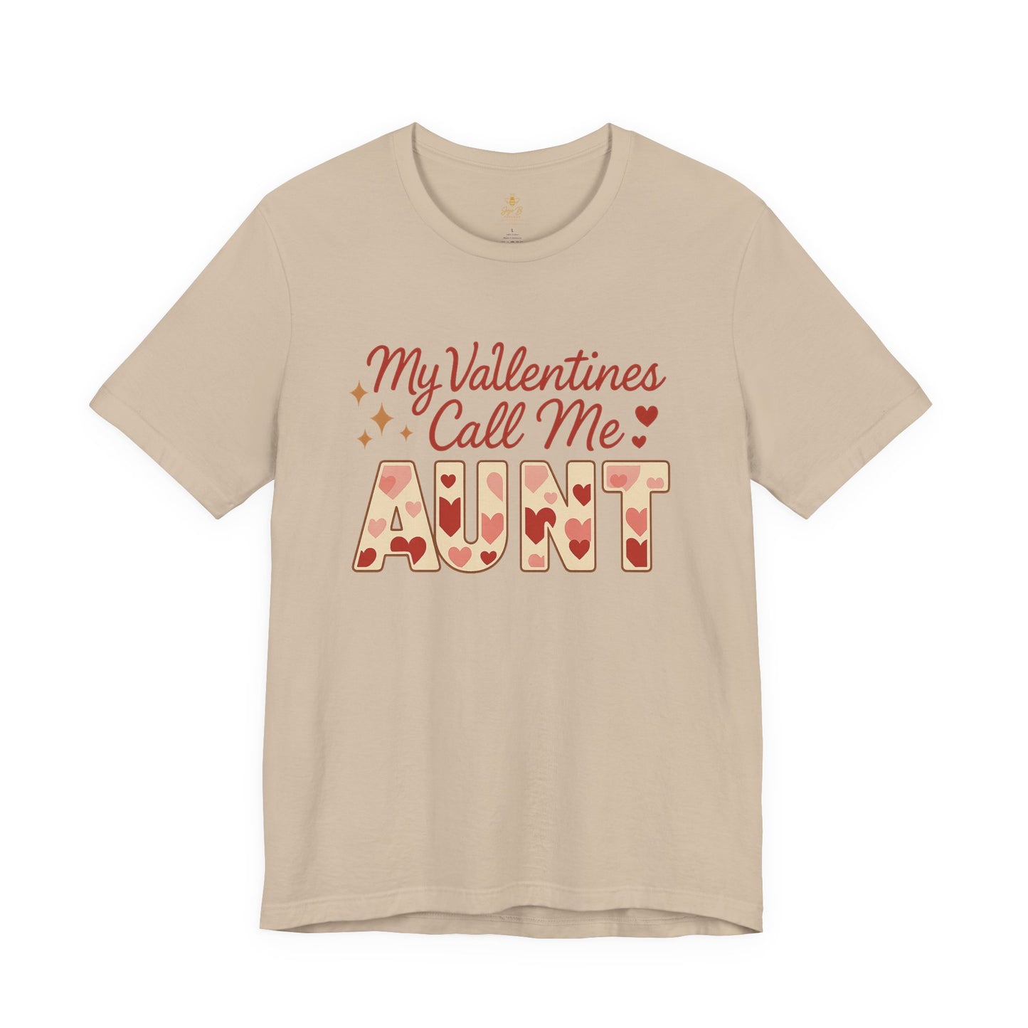 "My Valentines Call Me Aunt" | Jersey Tee