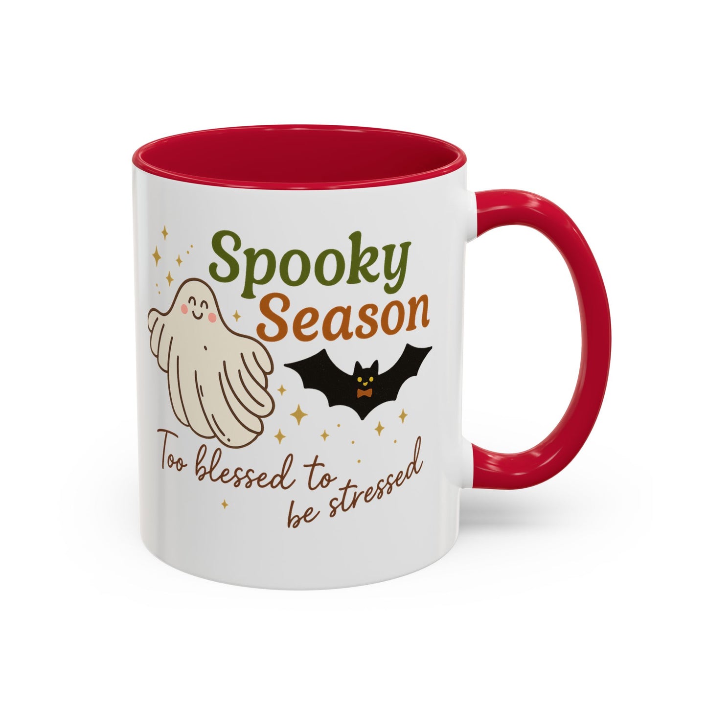 Spooky Season – Too Blessed to Be Stressed | 11oz Mug