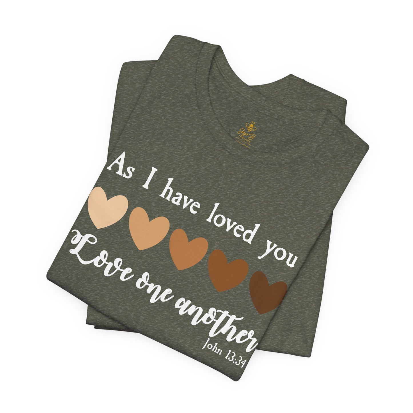 Love One Another – John 13:34 | Jersey Tee