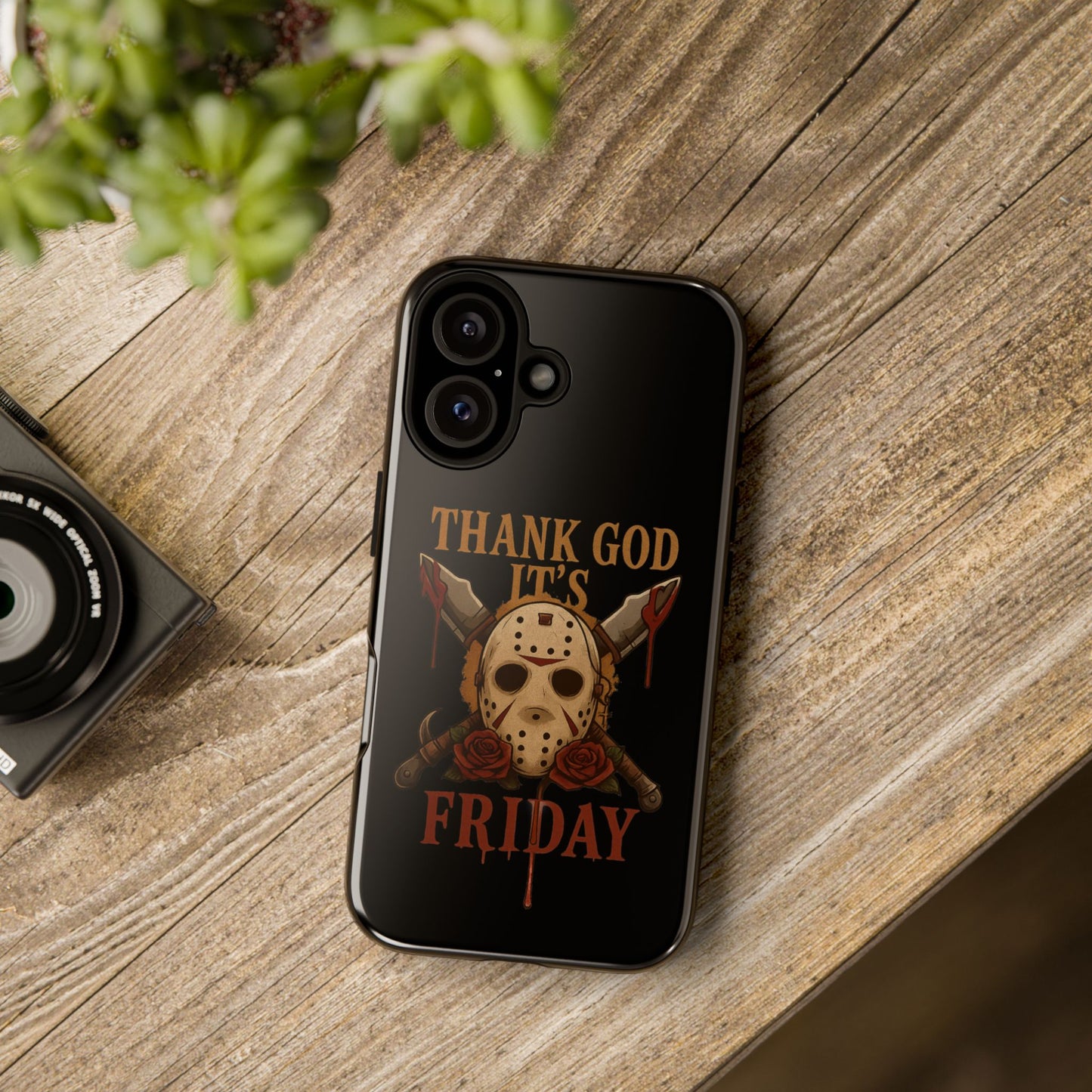 "Thank God It’s Friday – Horror Rose Edition" | Tough Phone Cases