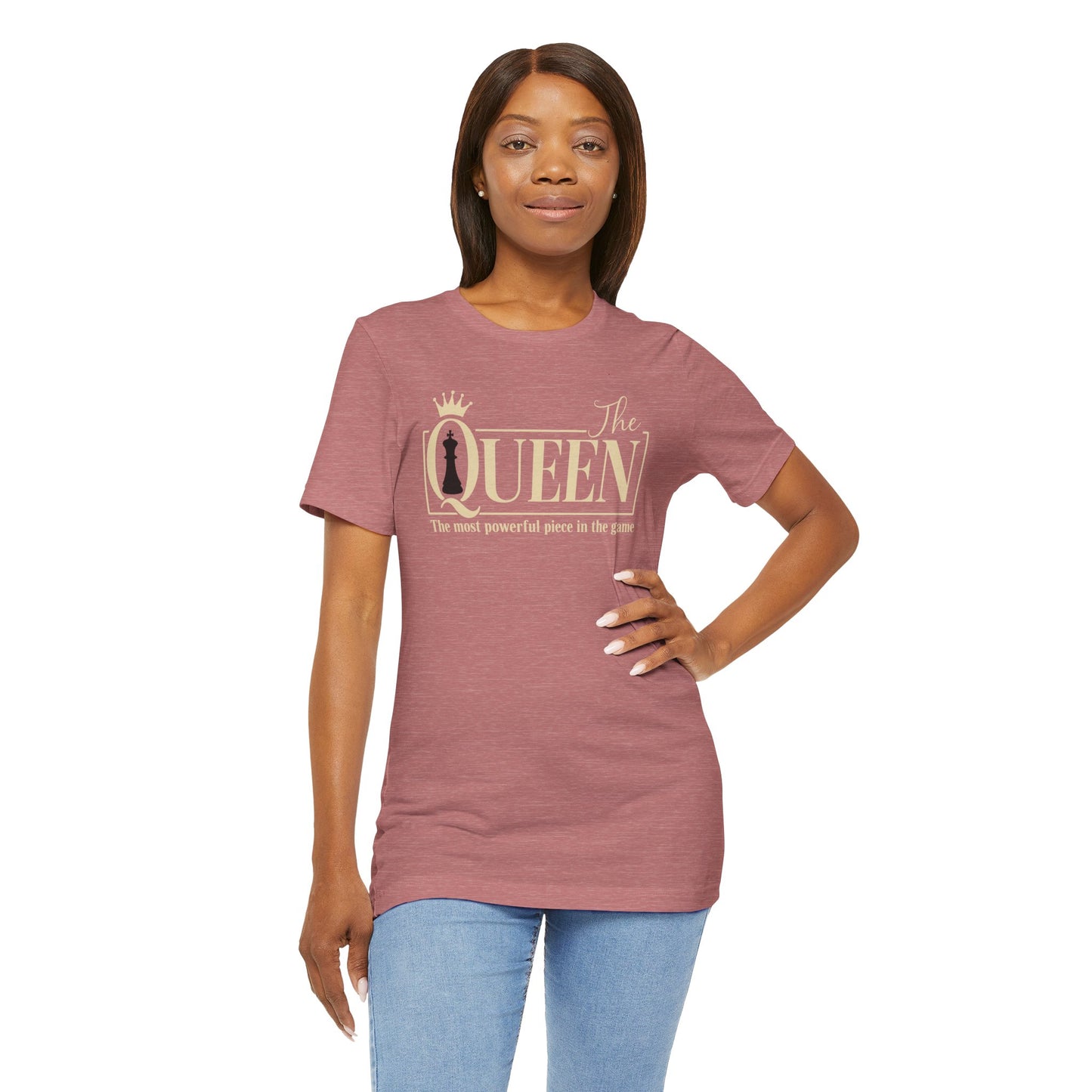 "The Queen Tee – Most Powerful Piece in the Game" | Jersey Tee