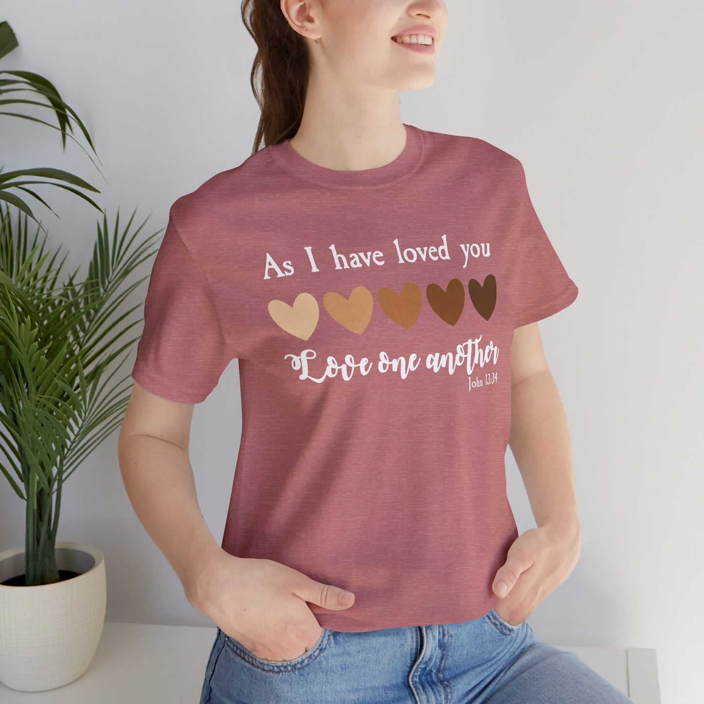 Love One Another – John 13:34 | Jersey Tee