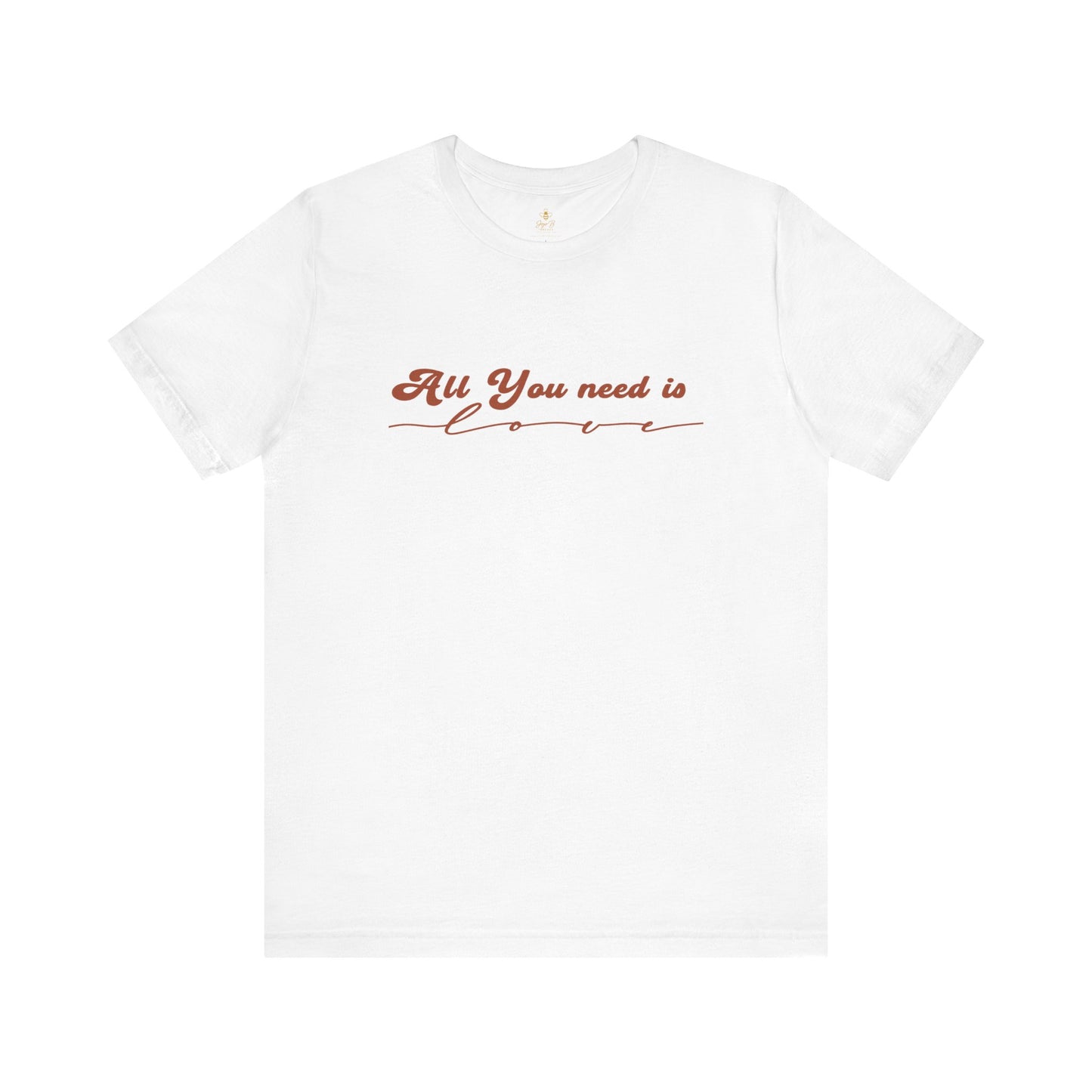 All You Need is Love – Handwritten Script | Jersey Tee