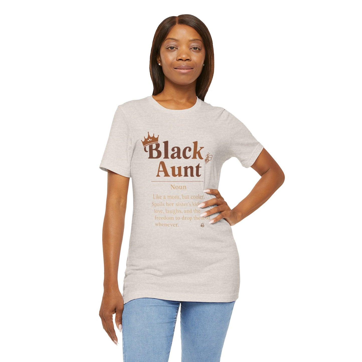 Black Aunt Definition Shirt | Jersey Tee