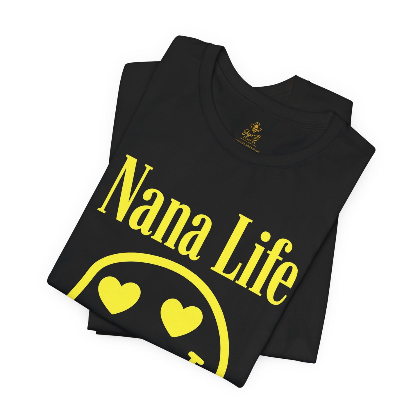 Nana Life Smiley Face | Jersey Tee