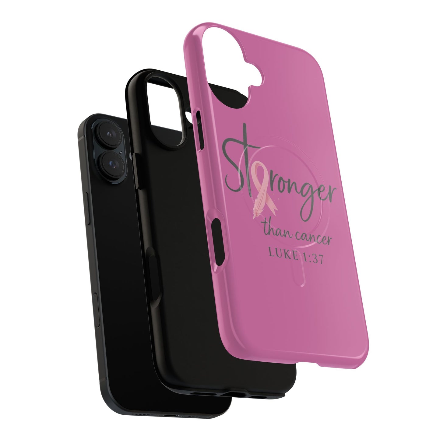 Stronger Than Cancer | iPhone 15 & 16 Tough Case