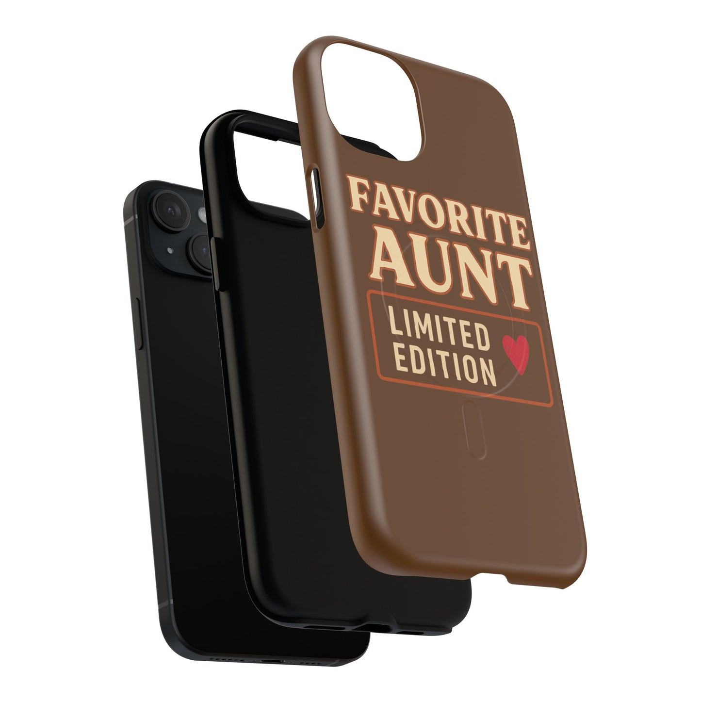 "Aunt Life Red Heart Edition" | Tough Phone Case