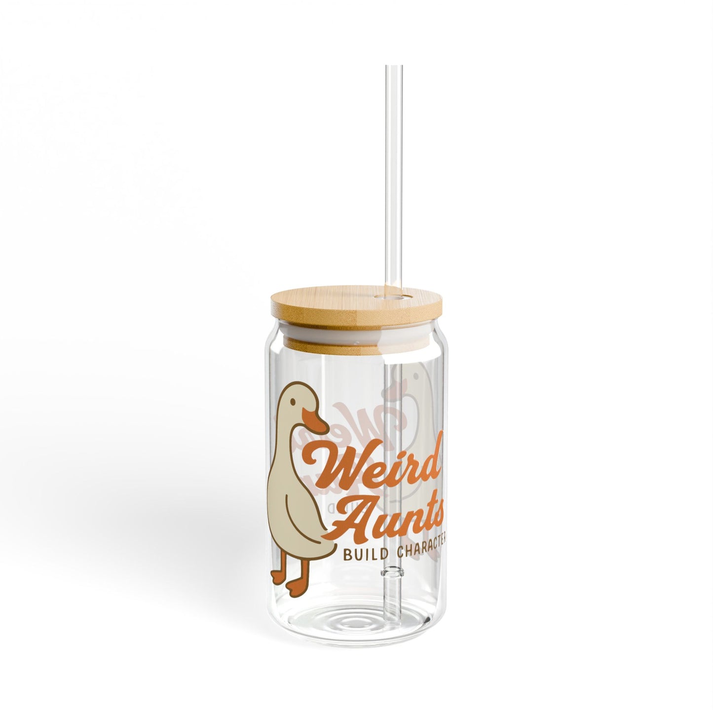 Weird Aunts Build Character | Glass 16oz